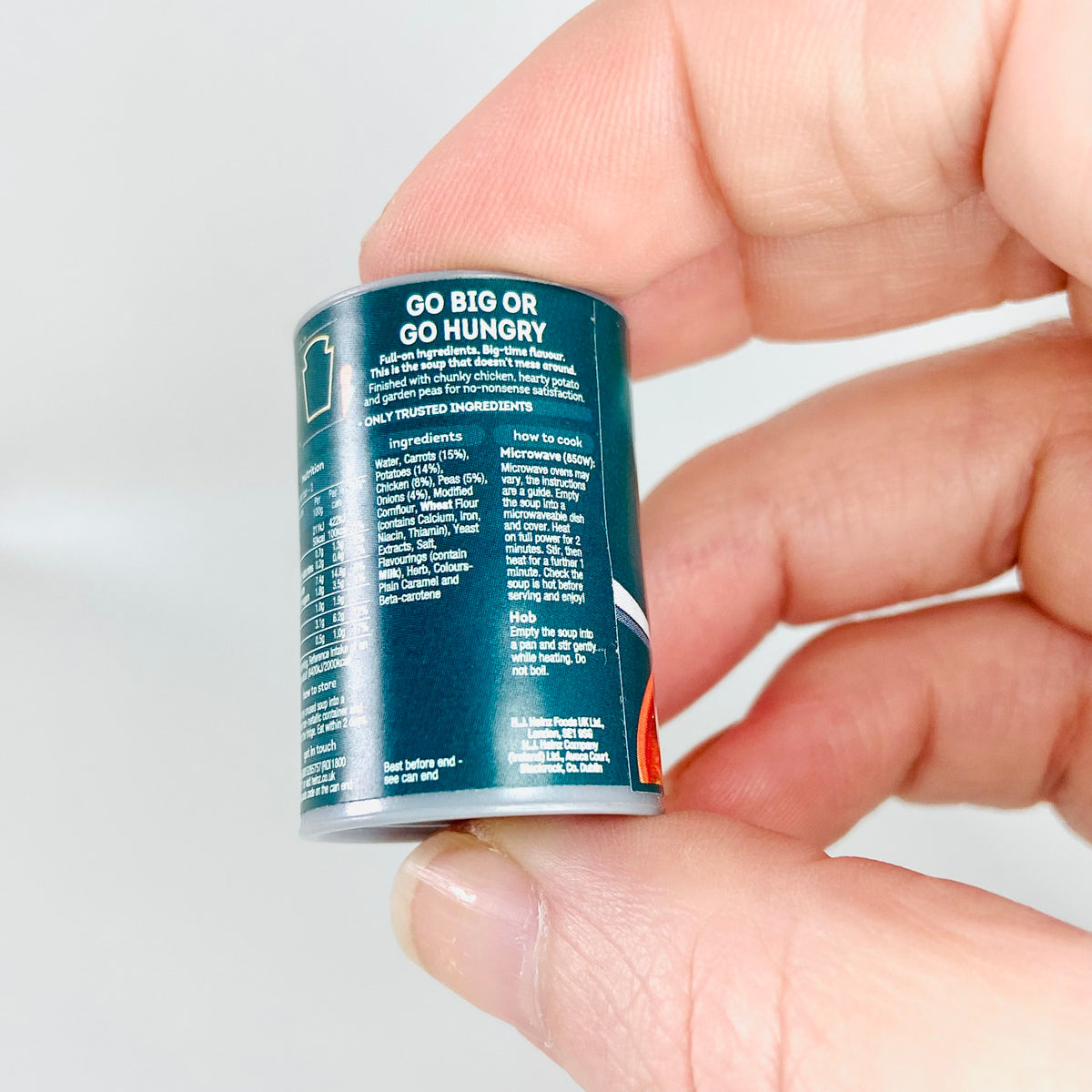 ZURU 5 | Mini Brands Series 1 UK | Food Heinz Bundle | Tomato Ketchup | Big Soup