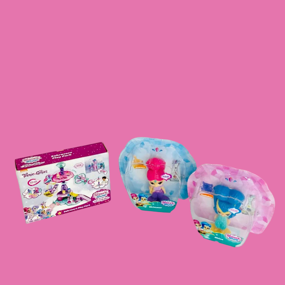 ZURU | Mini Brands | Series 1 | Girls Toy Bundle | Shimmer | Shine | Teenie Genies Zahracorn Play Park