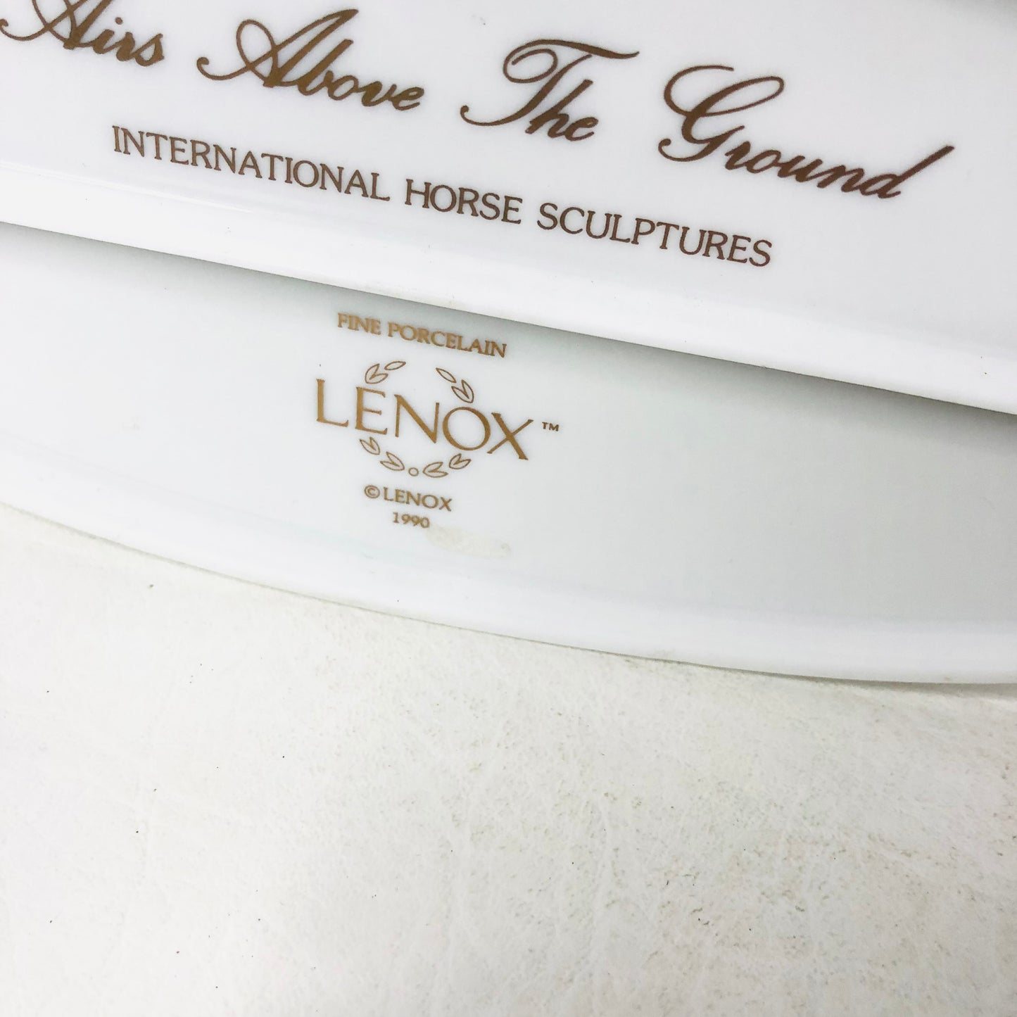 Lenox “Airs Above The Ground” International Horse Sculptures Figurine 1990