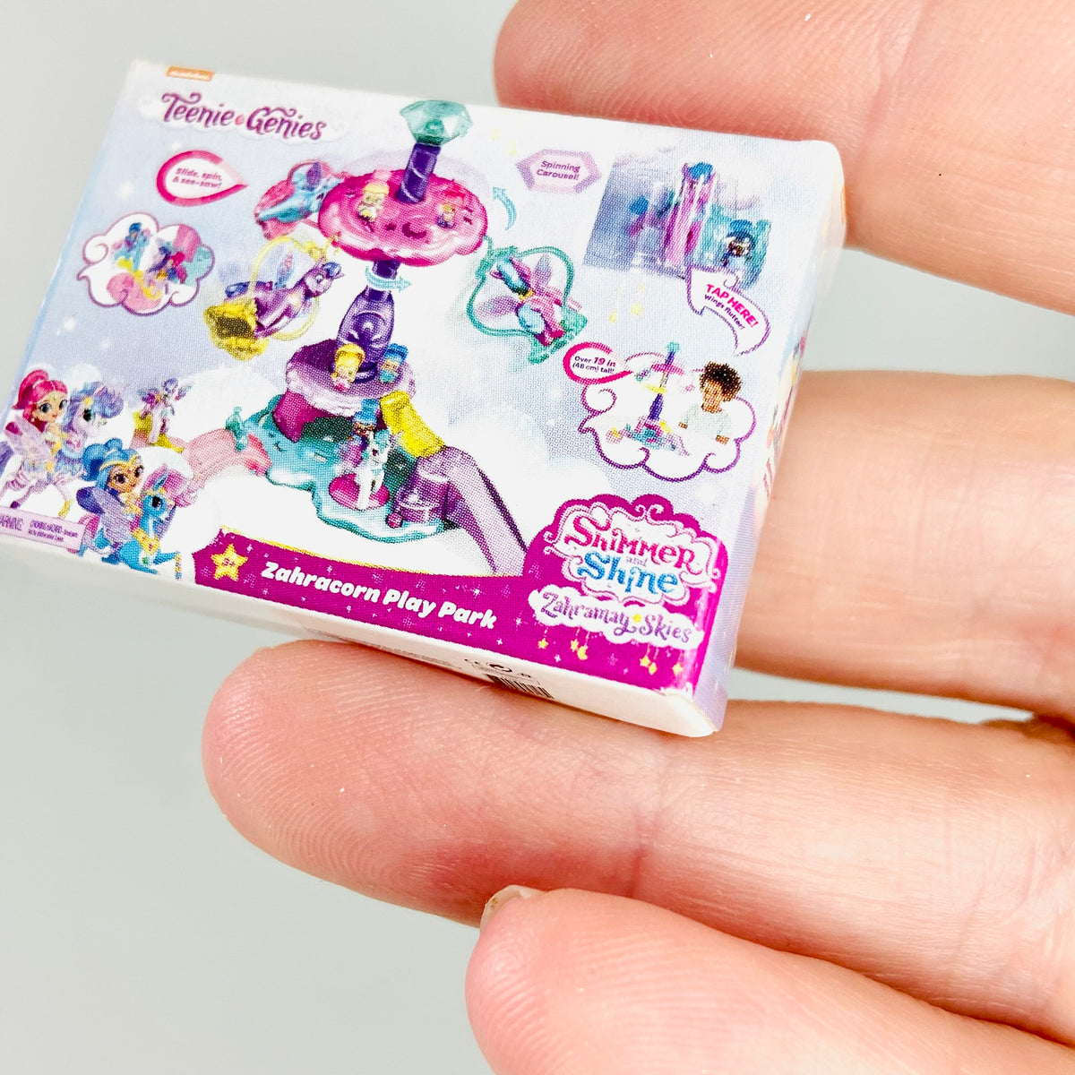 ZURU | Mini Brands | Series 1 | Girls Toy Bundle | Dora The Explorer backpack | Fingerlings Narwhale | Shimmer & Shine Teenie Genies Zahracorn Play Park
