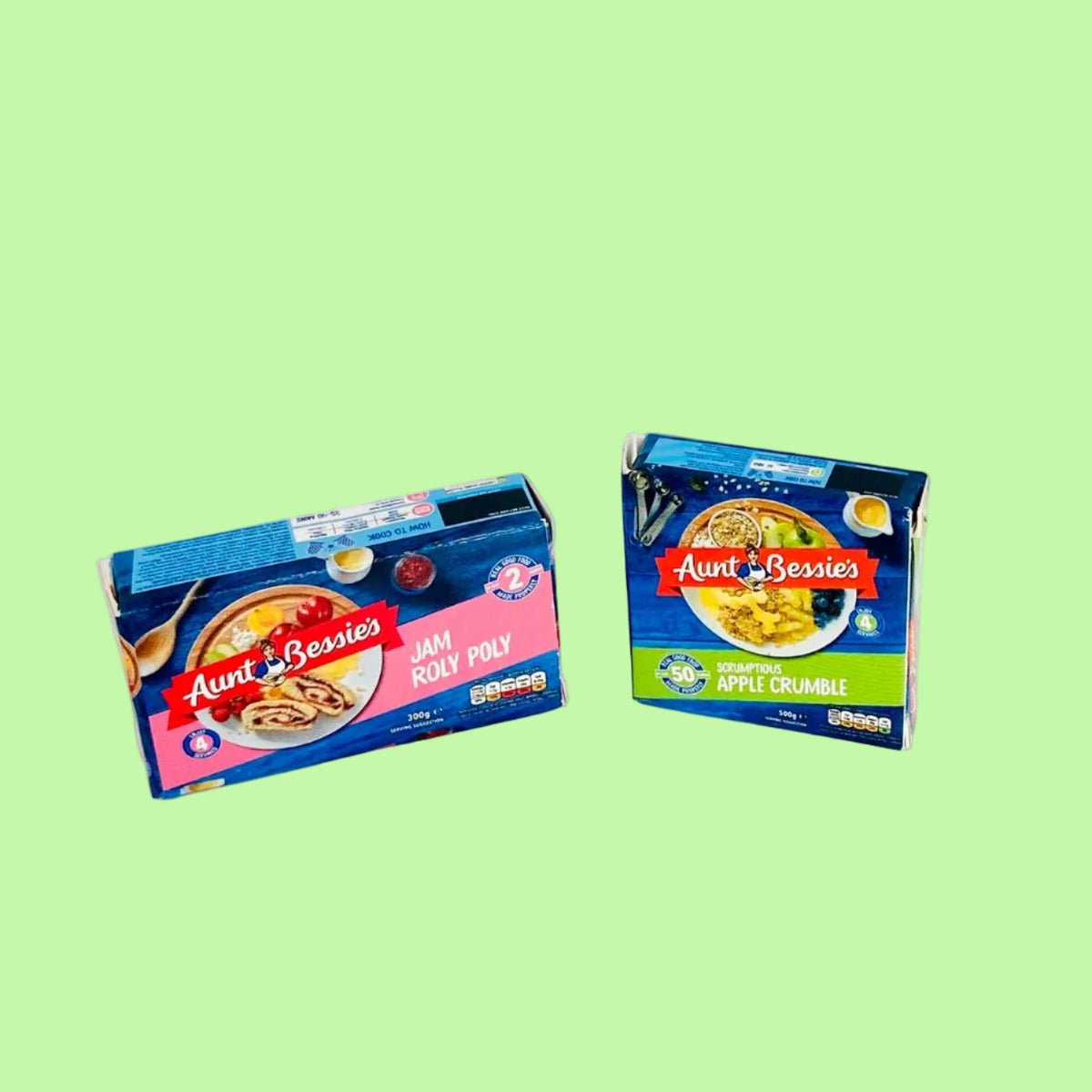 ZURU | Mini Brands UK | Aunt Bessies Bundle | Apple Crumble | Jam Roly Poly
