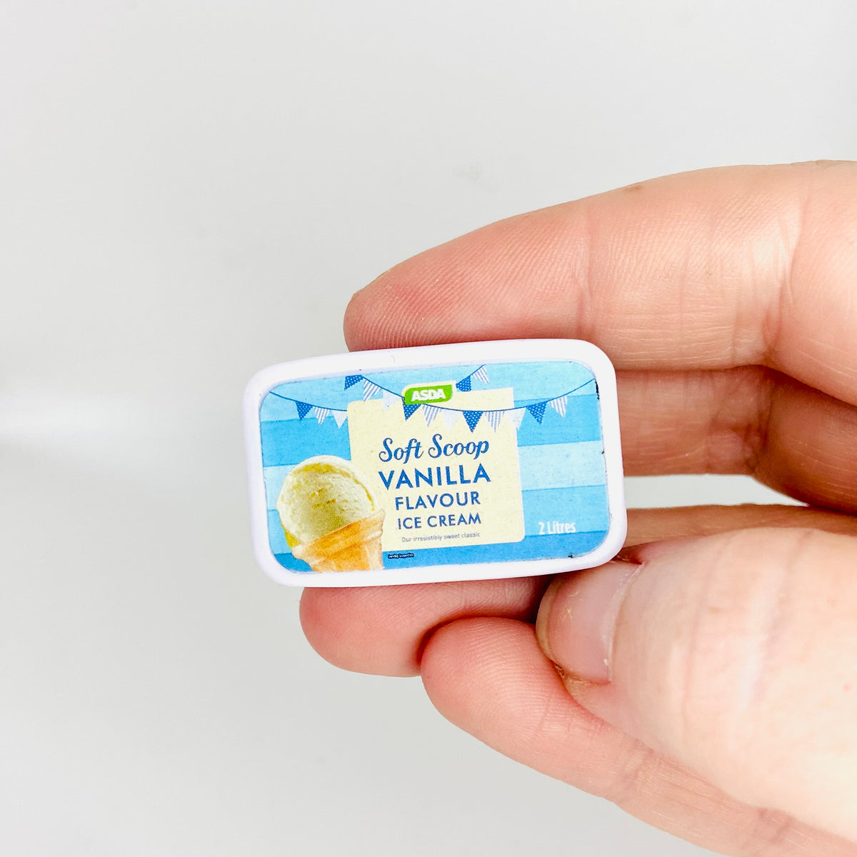 Asda Mini Brands Collectibles | UK Food Bundle | Vanilla Ice Cream | Milk Chocolate