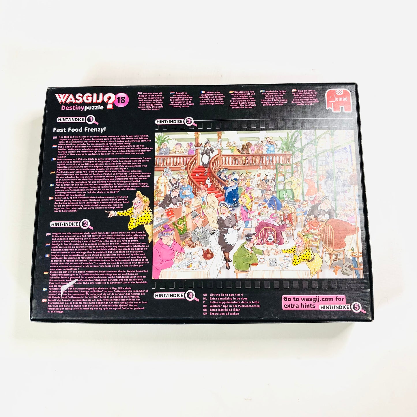 WASGIJ Destiny Puzzle No. 18 – Fast Food Frenzy! 1000 Piece Jigsaw 100% Complete