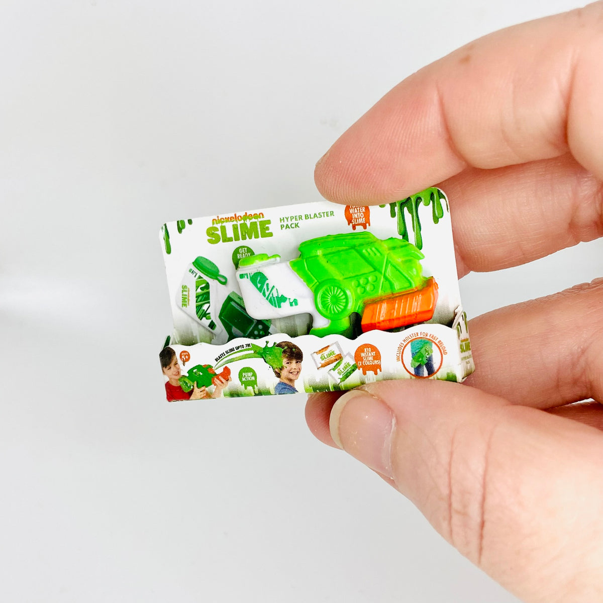 ZURU | Mini Brands | Series 1 | Nickelodeon Toy Slime Bundle | Slime Hyper Blaster Pack | Slime