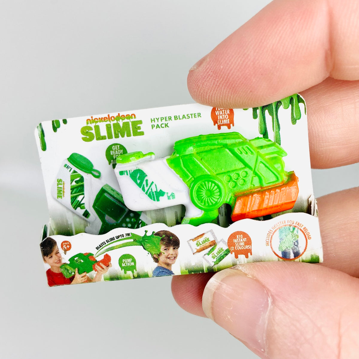 ZURU | Mini Brands | Series 1 | Nickelodeon Toy Slime Bundle | Slime Hyper Blaster Pack | Slime