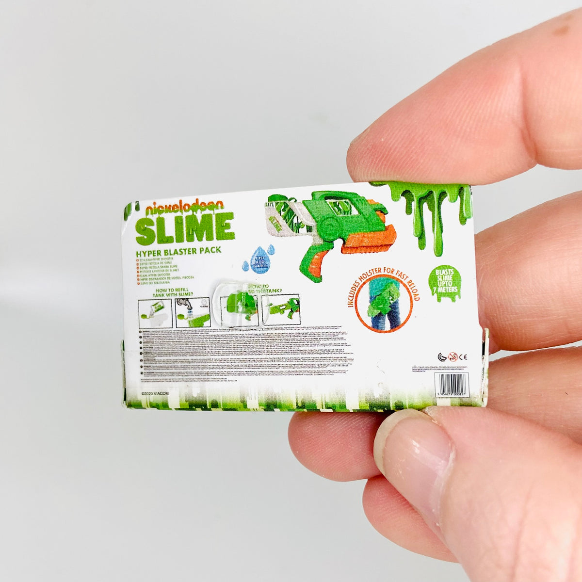 ZURU | Mini Brands | Series 1 | Nickelodeon Toy Slime Bundle | Slime Hyper Blaster Pack | Slime