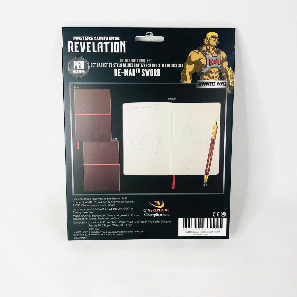 New Masters Of The Universe: Revelation He-Man Deluxe Notebook And Pen Set (A5)