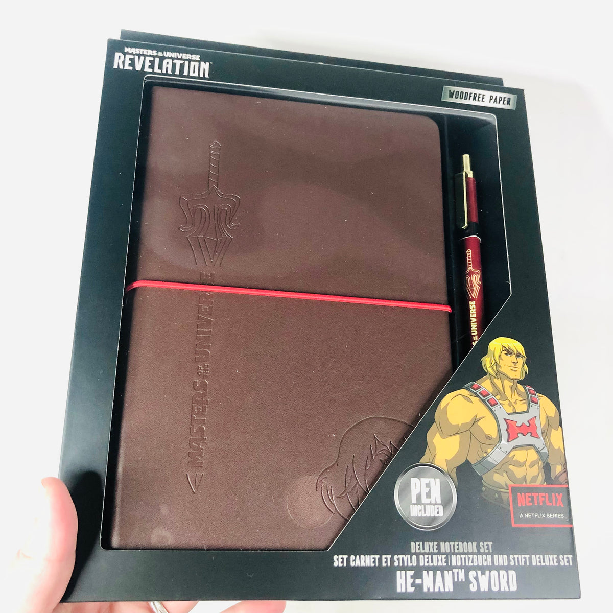 New Masters Of The Universe: Revelation He-Man Deluxe Notebook And Pen Set (A5)