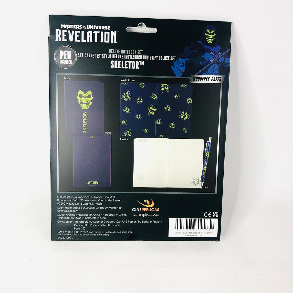 Masters of the Universe: Revelation Skeletor Deluxe Hardback Notebook & Pen Set NEW