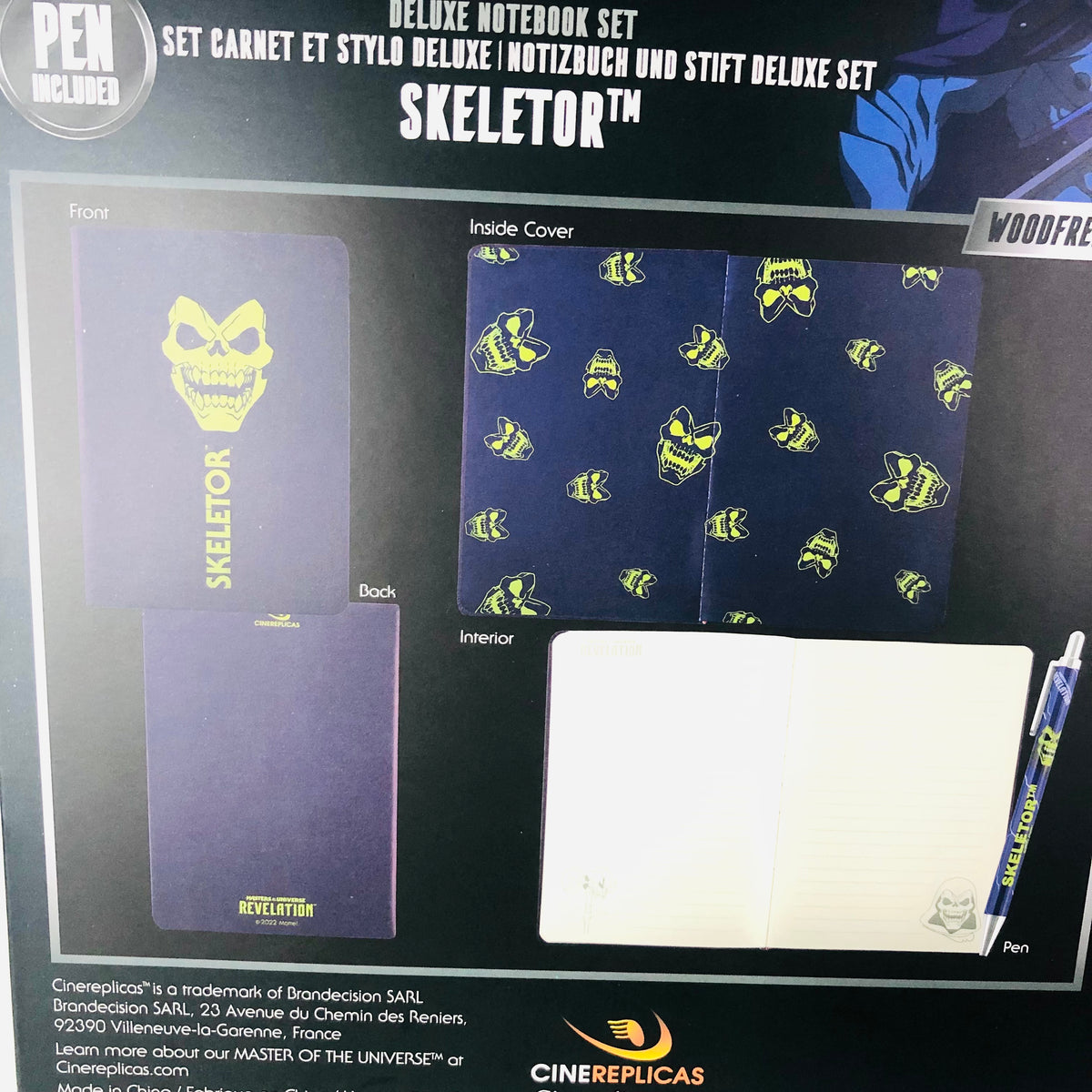 Masters of the Universe: Revelation Skeletor Deluxe Hardback Notebook & Pen Set NEW