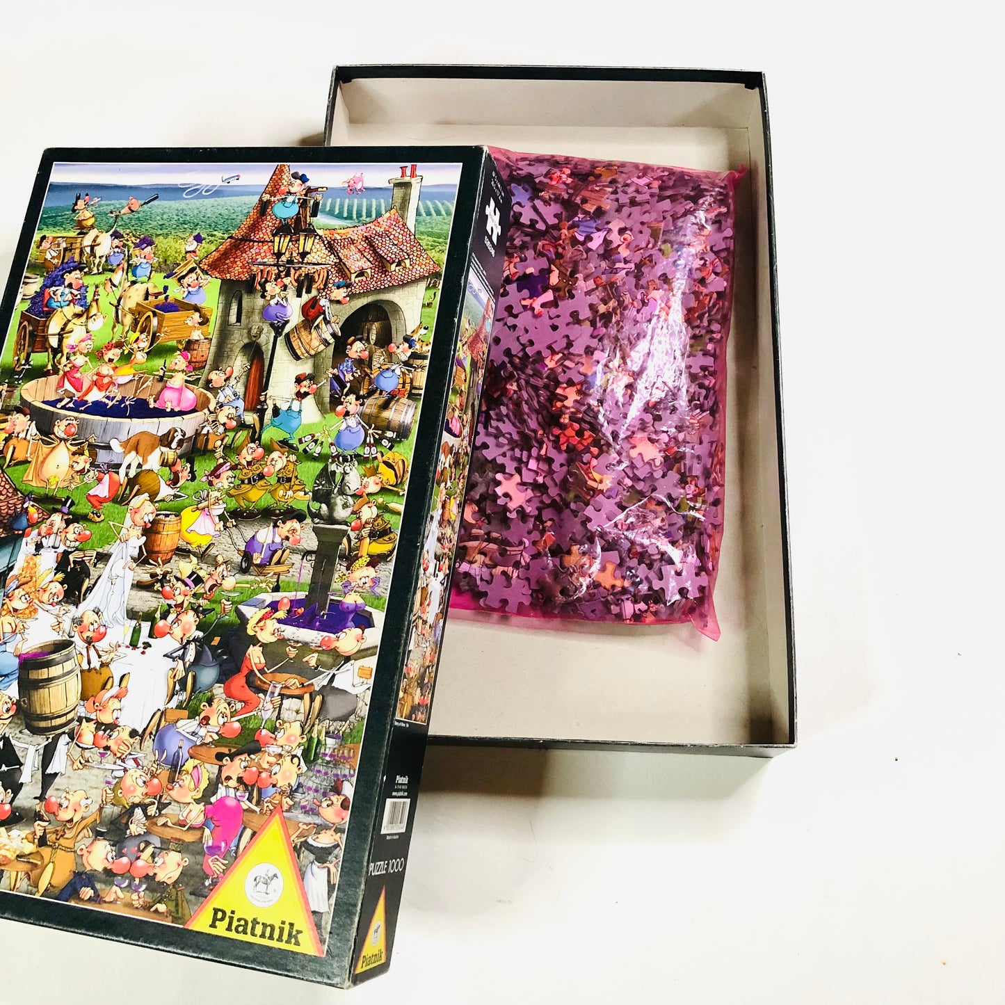 Piatnik Story of Wine By Francois Ruyer 1000 Pieces Jigsaw Puzzle - 100% Complete