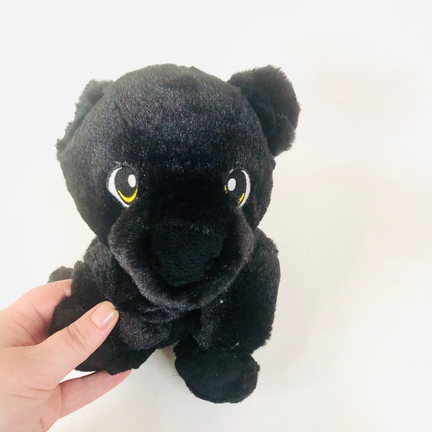 Smiggle Dress 'Em Up Hug-A-Buds Slapband Black Cat Panther Soft Toy