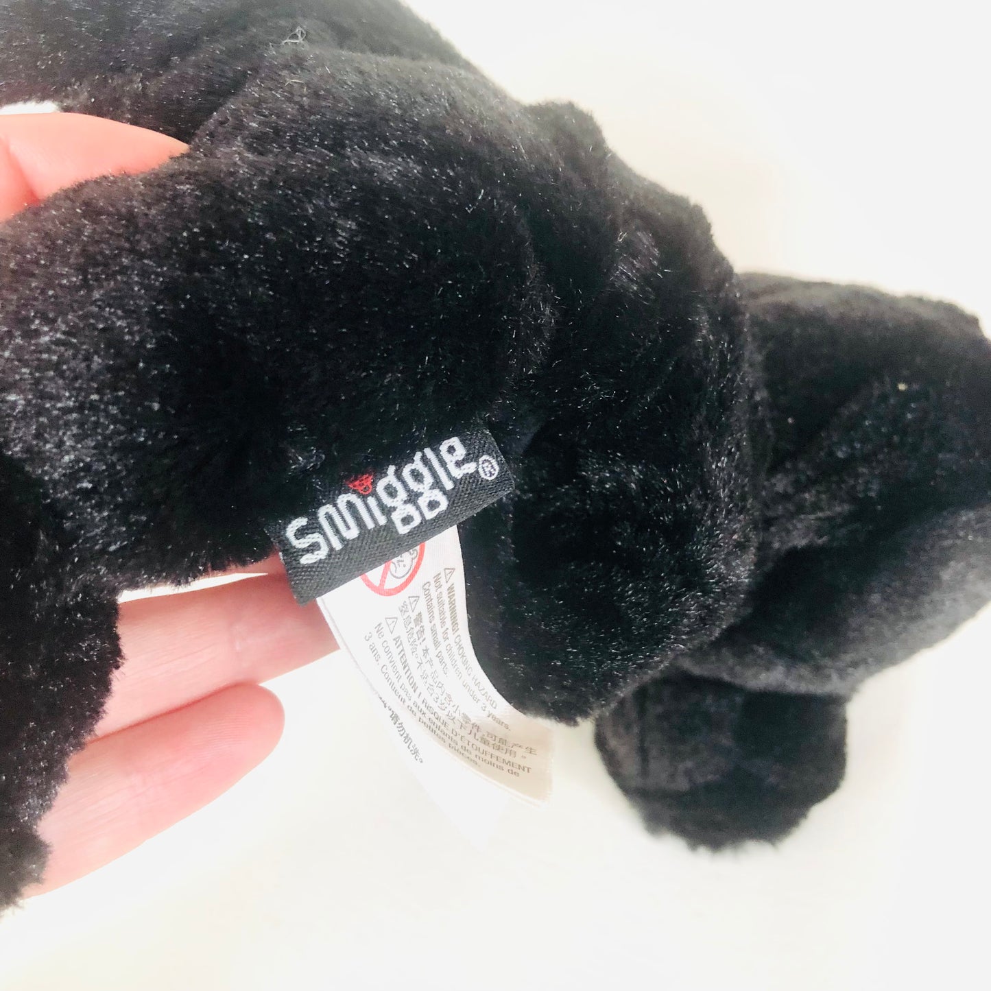 Smiggle Dress 'Em Up Hug-A-Buds Slapband Black Cat Panther Soft Toy
