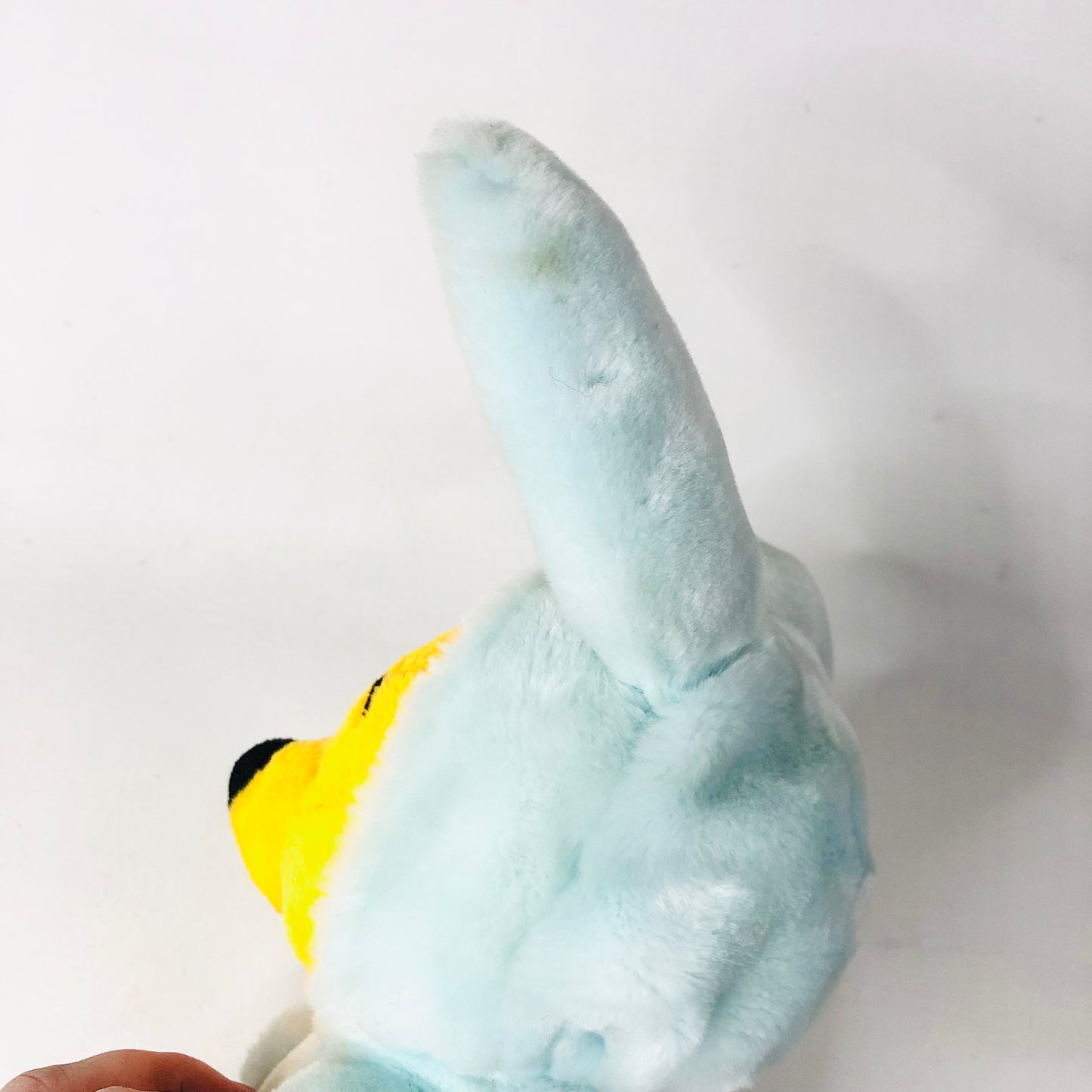 Winnie The Pooh In Light Blue Easter Bunny Costume Romper Suit Plush Soft Toy 12 Inch