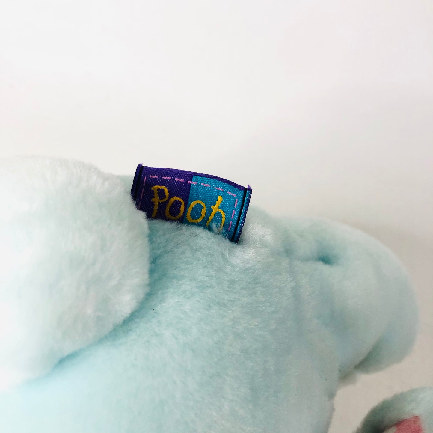 Winnie The Pooh In Light Blue Easter Bunny Costume Romper Suit Plush Soft Toy 12 Inch