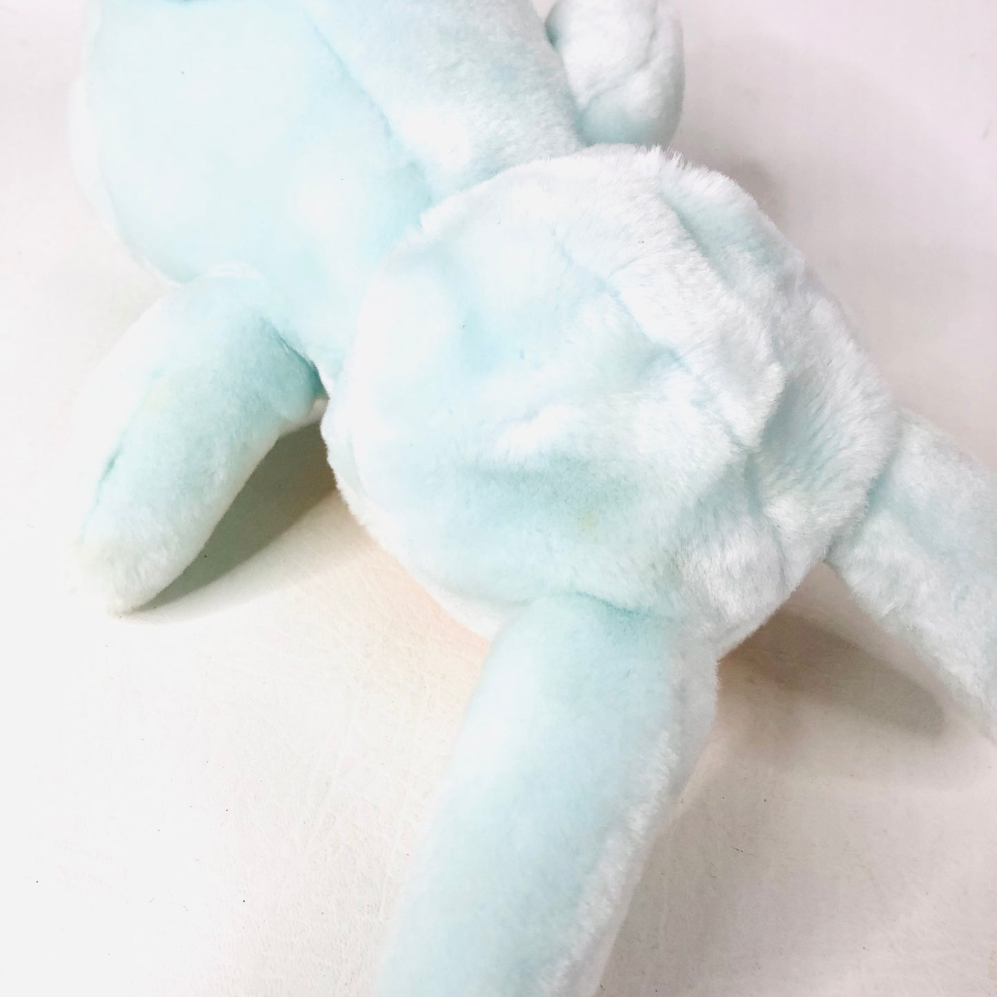 Winnie The Pooh In Light Blue Easter Bunny Costume Romper Suit Plush Soft Toy 12 Inch