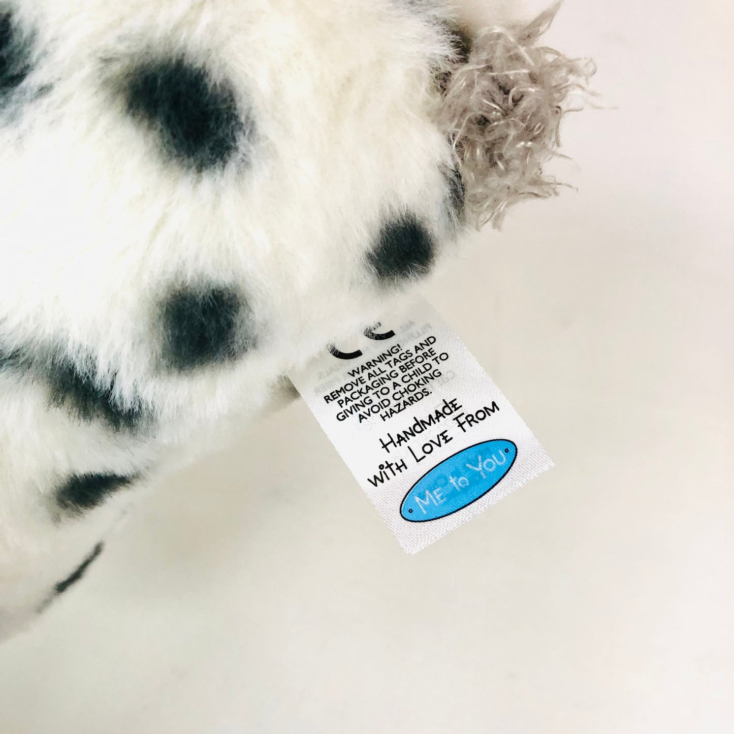 Me To You Tatty Teddy Collectors 9" Plush Bear - Dressed as a Dalmatian Dog