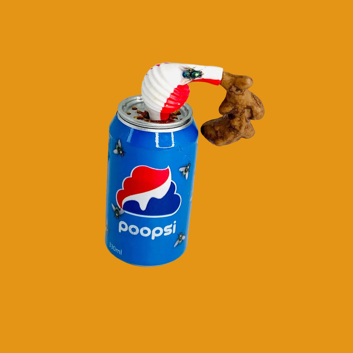 ZURU | Mega Gross Mini Brands | Series 2 | Rare | POOPSI Soda Can | Pepsi Parody Figure