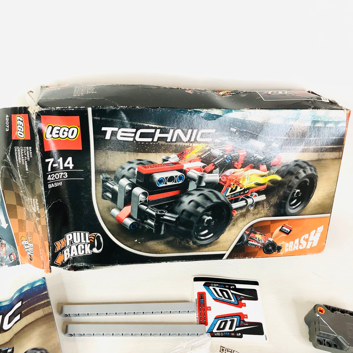 LEGO TECHNIC: Bash! (42073) Pull Back Race Car 100% Complete Bags Unopened NEW