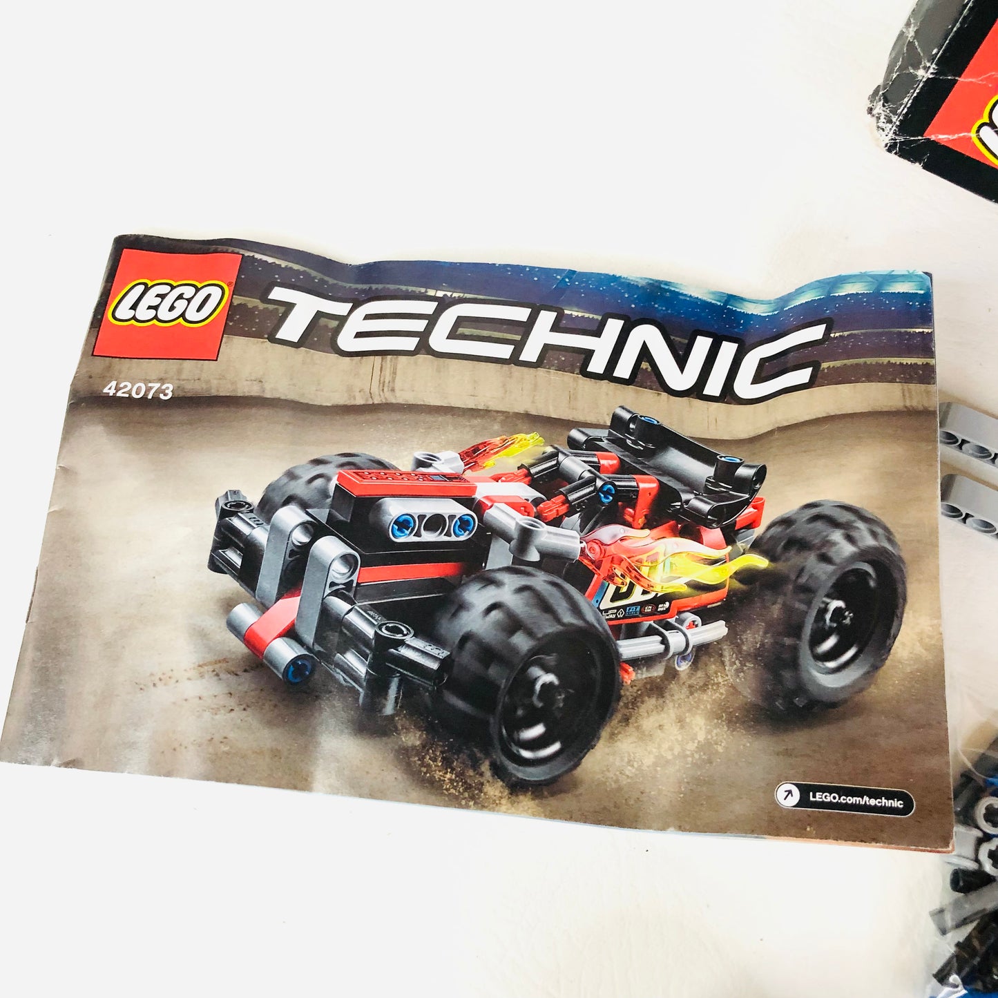 LEGO TECHNIC: Bash! (42073) Pull Back Race Car 100% Complete Bags Unopened NEW