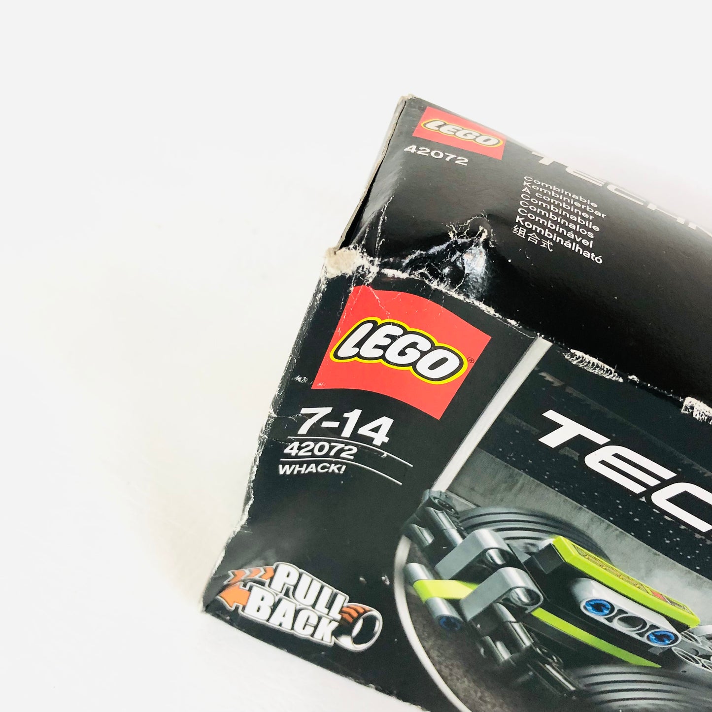 LEGO Technic: WHACK! (42072) Pull Back Race Car Brand New Sealed Damaged Box