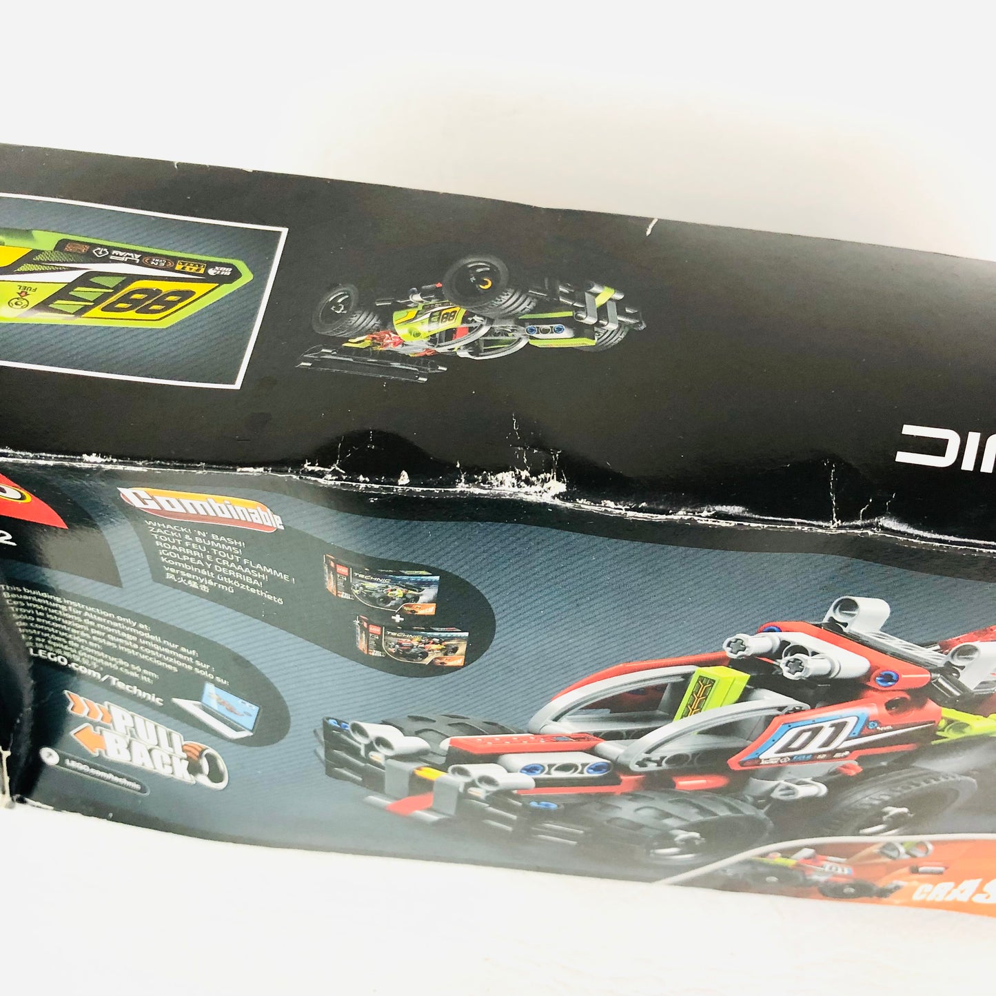 LEGO Technic: WHACK! (42072) Pull Back Race Car Brand New Sealed Damaged Box