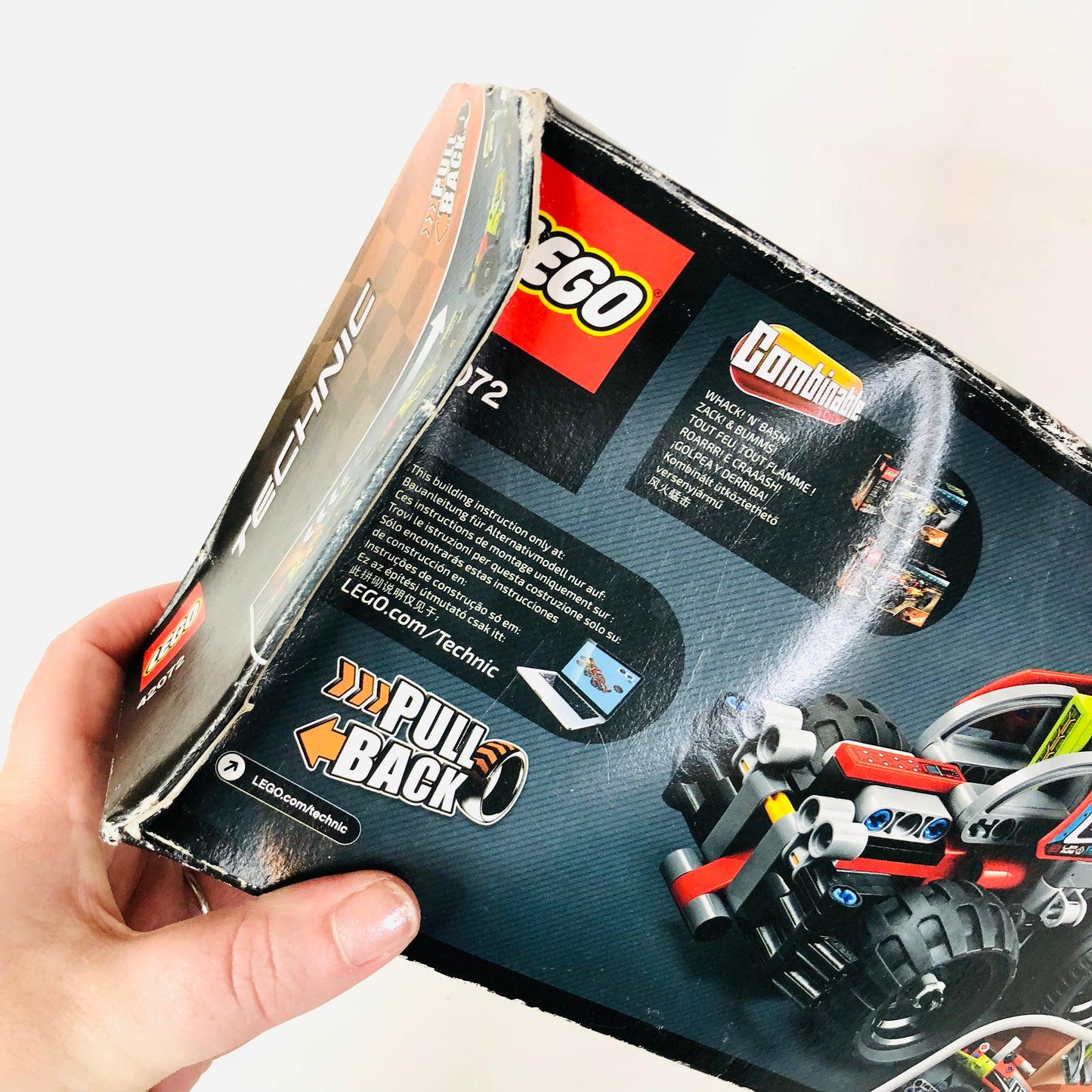 LEGO Technic: WHACK! (42072) Pull Back Race Car Brand New Sealed Damaged Box