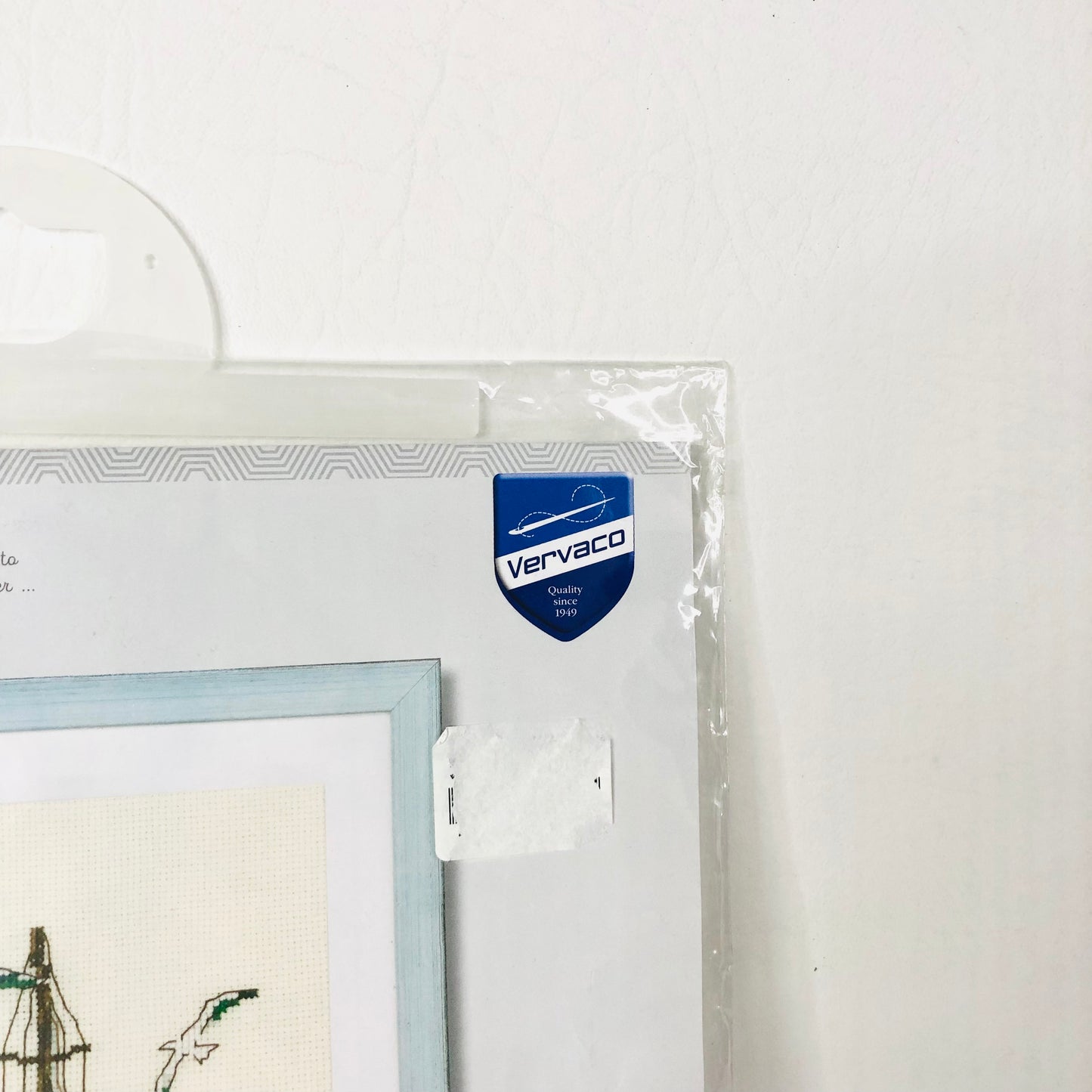 Vervaco Counted Cross Stitch Kit - Sailboat Nautical Seaside Decor NEW Complete
