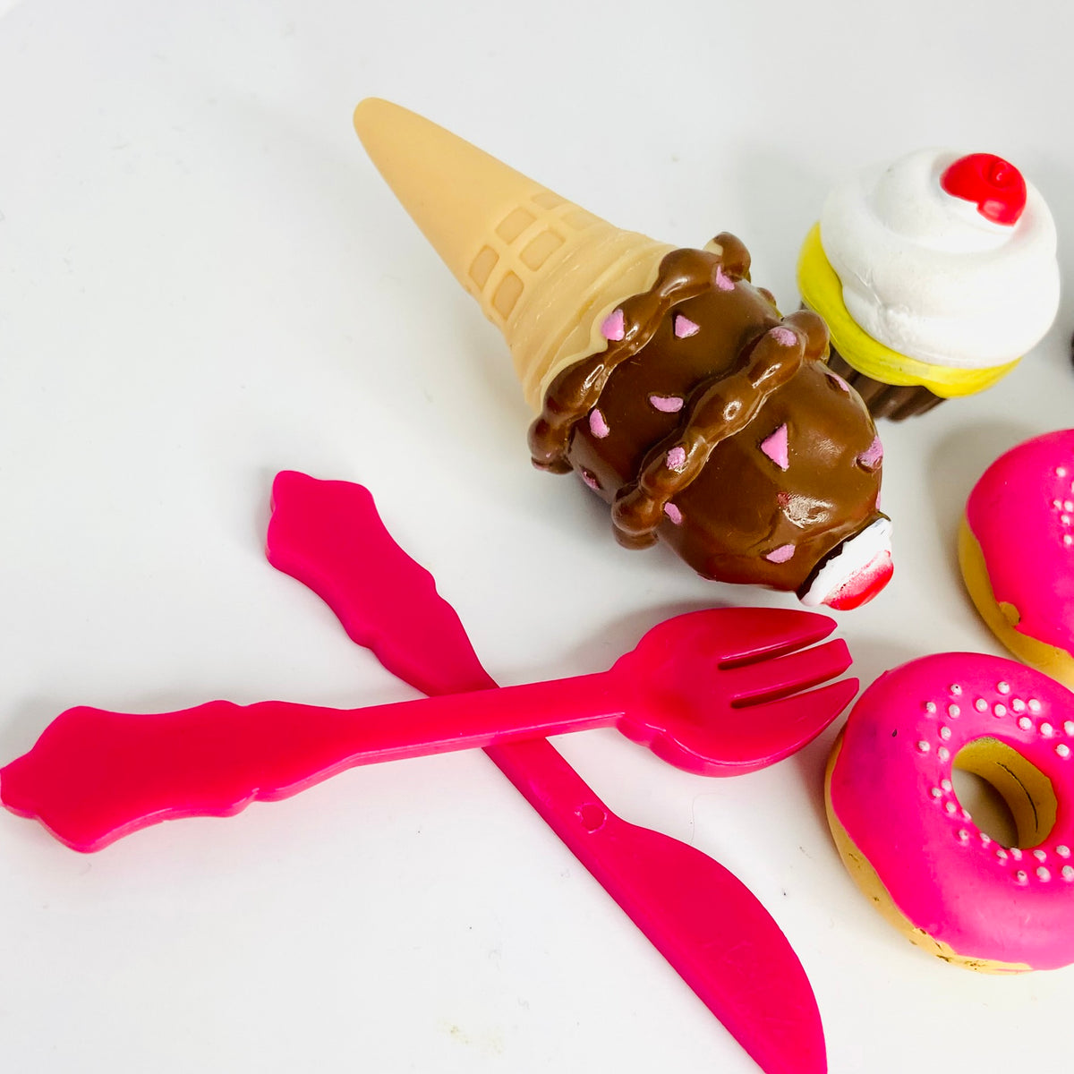 Our Generation | Mini Food Bundle | Pretend Play | Ice Cream Doughnut Cupcake | 9pc
