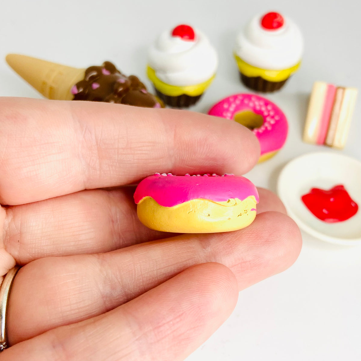 Our Generation | Mini Food Bundle | Pretend Play | Ice Cream Doughnut Cupcake | 9pc