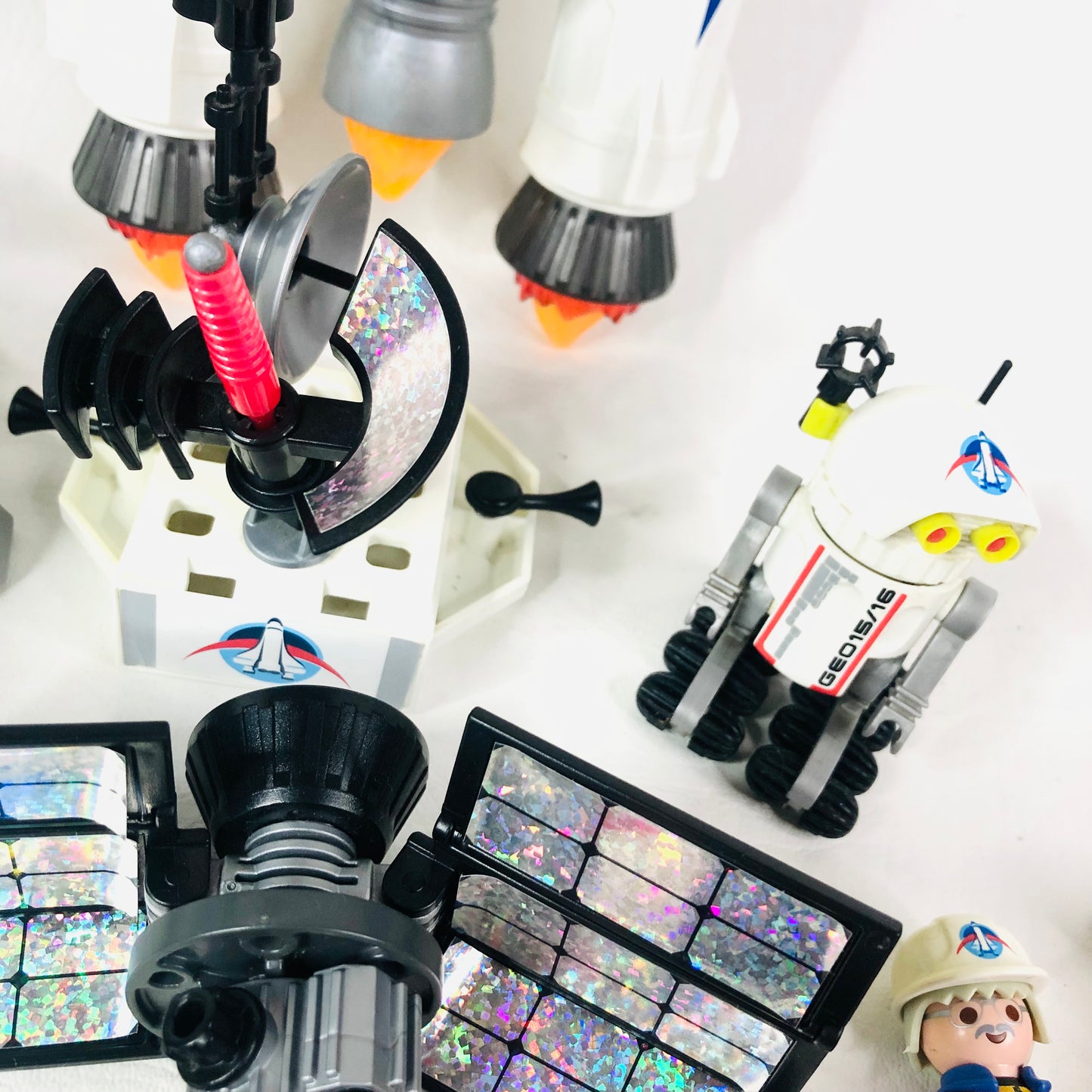 Playmobil Space Rocket with Launch Site (6195) 100% Complete Working Sound Light