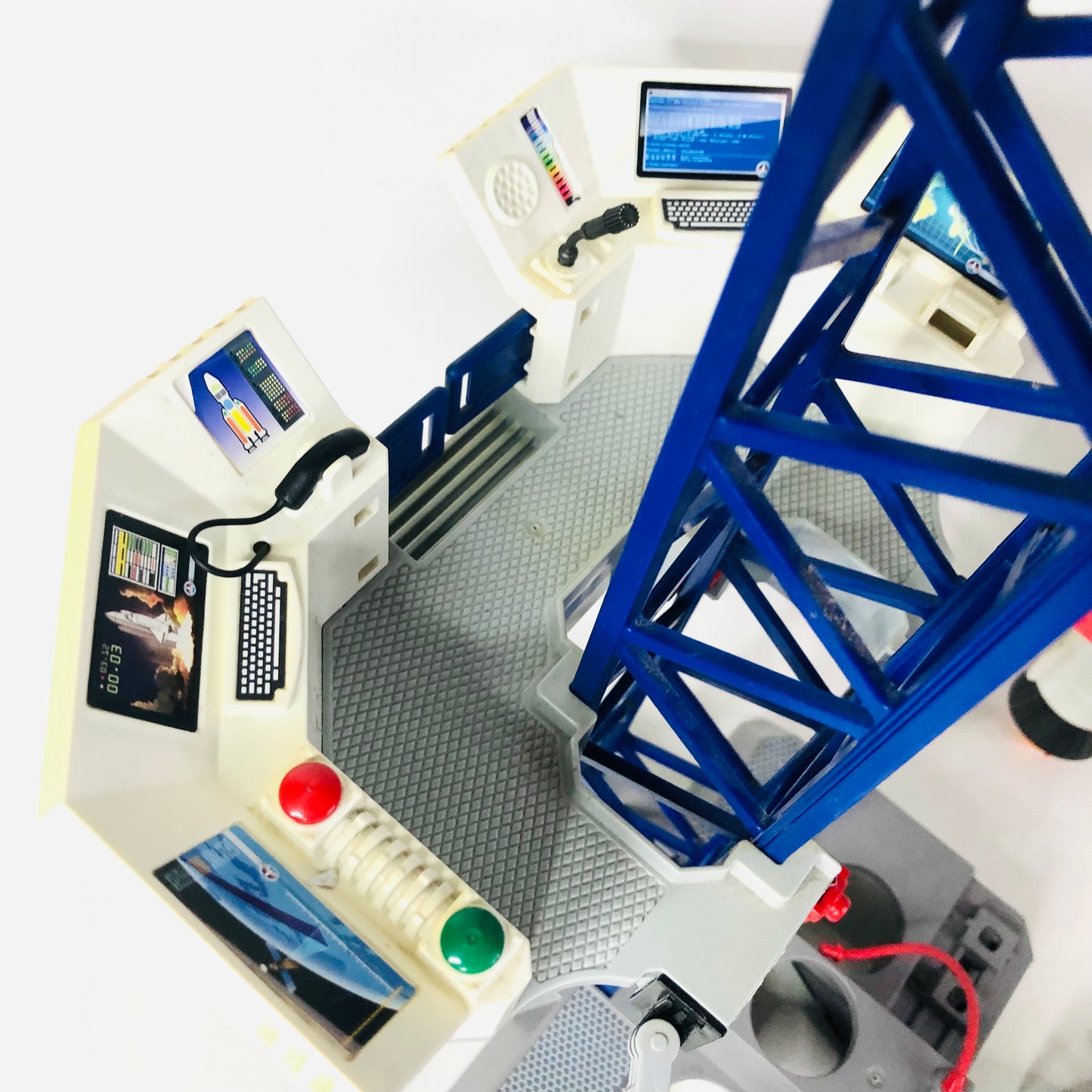 Playmobil Space Rocket with Launch Site (6195) 100% Complete Working Sound Light