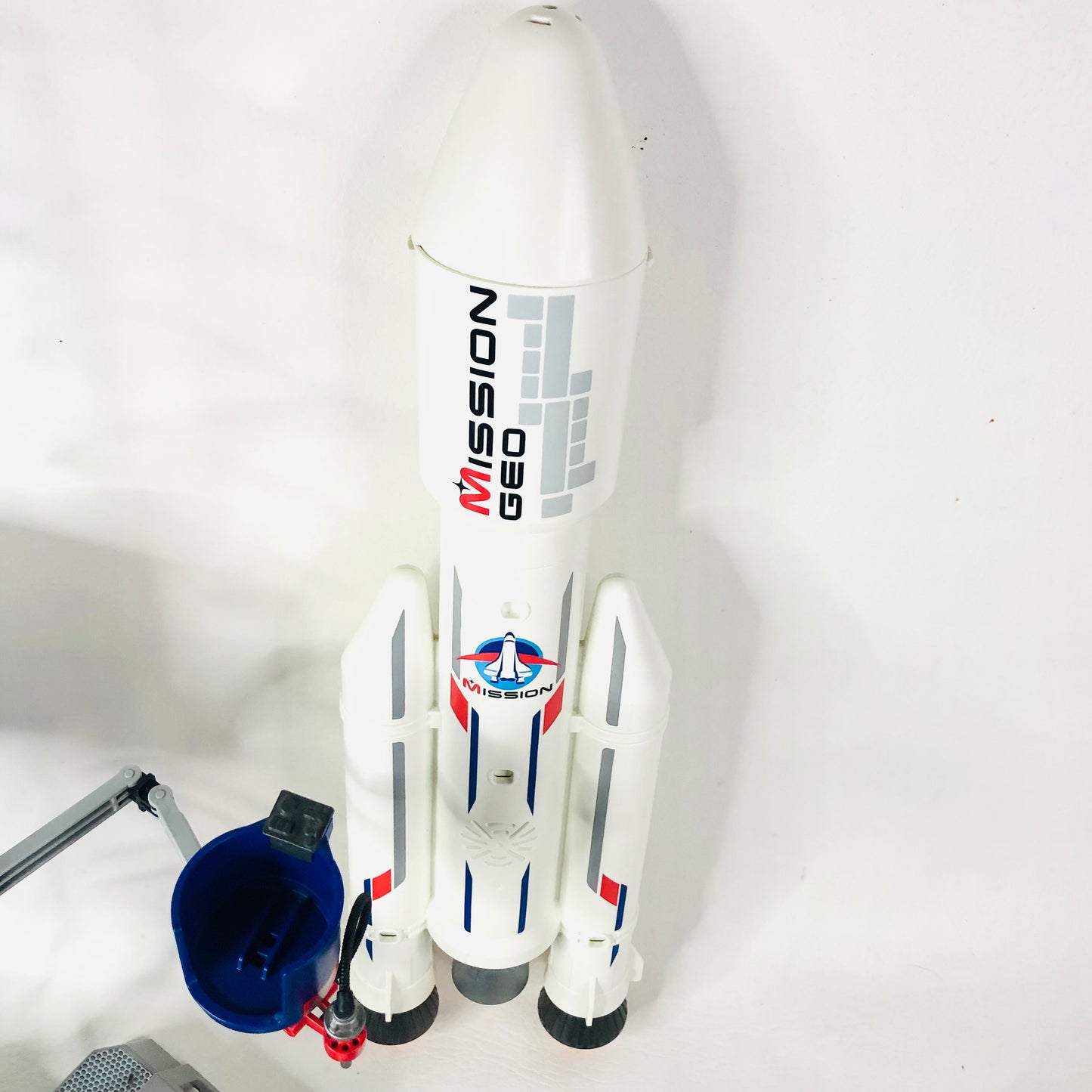 Playmobil Space Rocket with Launch Site (6195) 100% Complete Working Sound Light