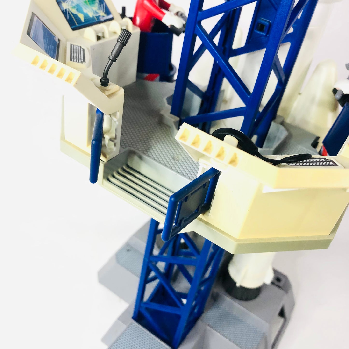 Playmobil Space Rocket with Launch Site (6195) 100% Complete Working Sound Light