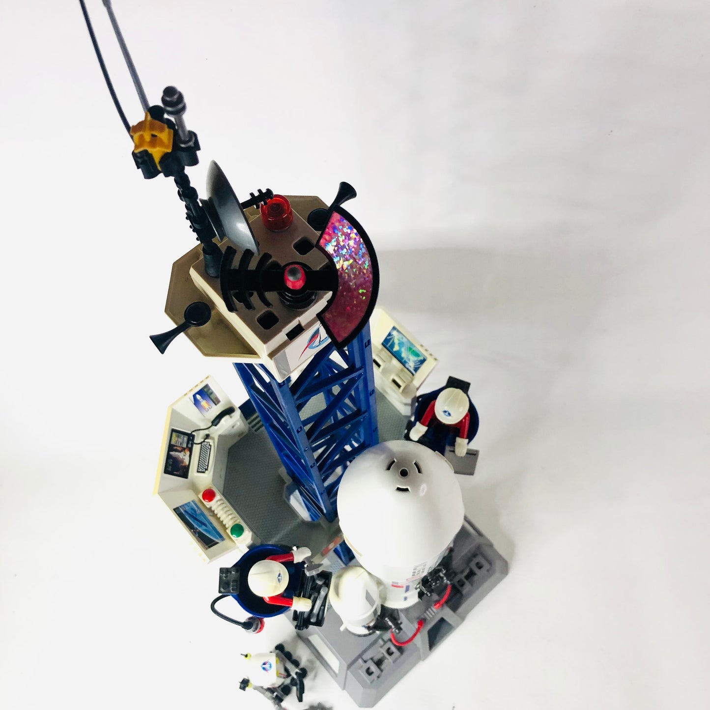 Playmobil Space Rocket with Launch Site (6195) 100% Complete Working Sound Light
