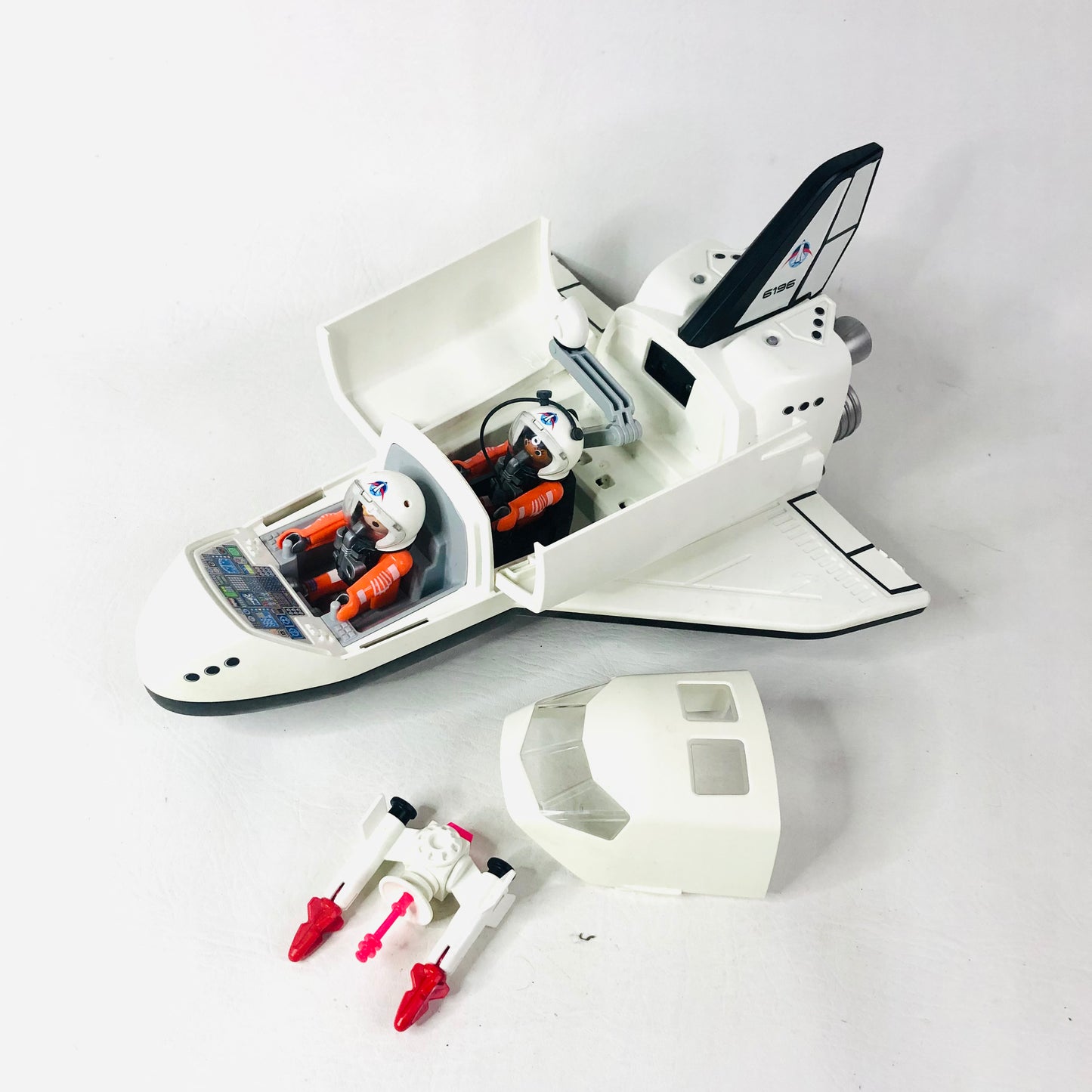 Playmobil 6196 City Action Space Shuttle with Light-Up Boosters 100% Complete