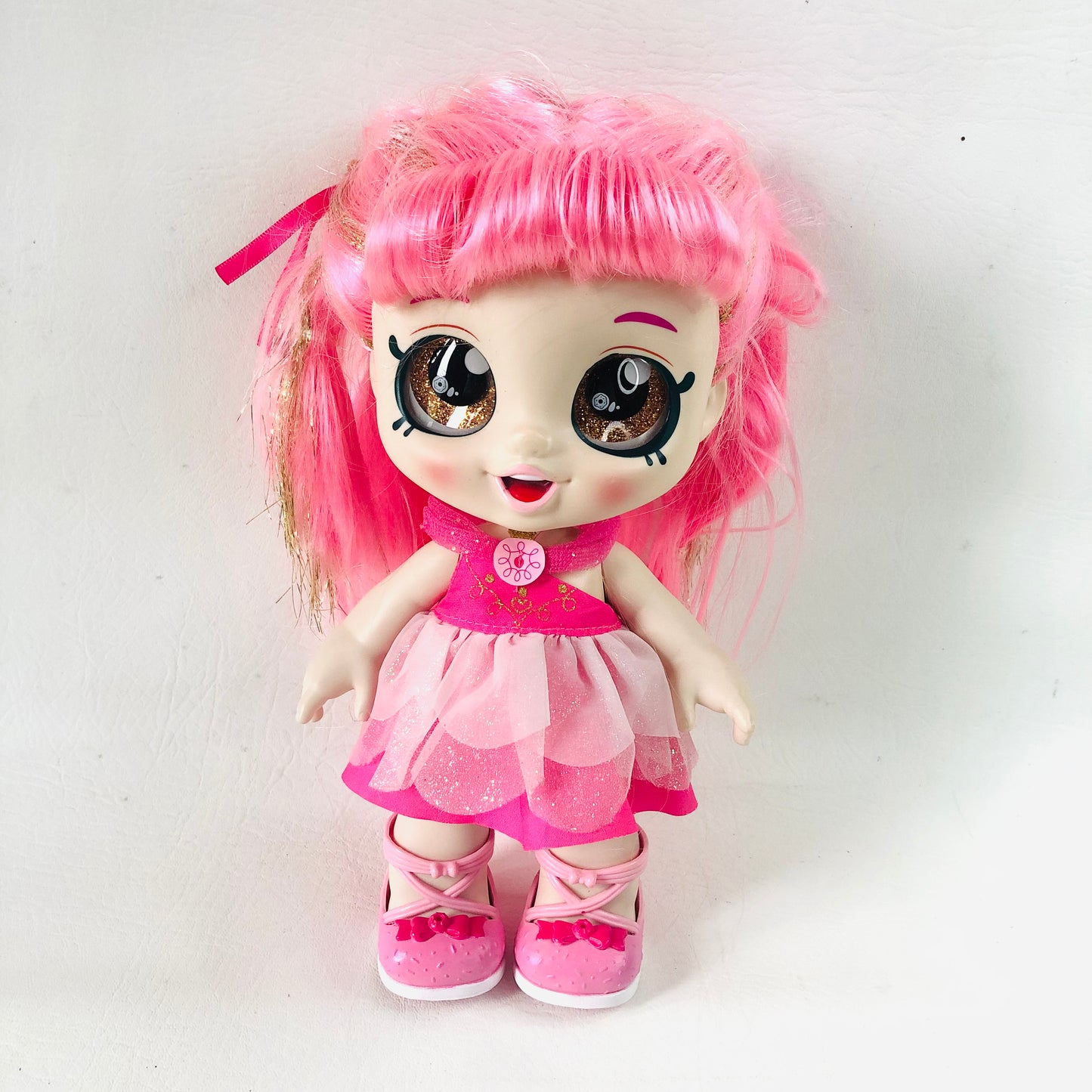 Kindi Kids Dress Up Donatina Princess Pink 10” Toddler Doll With Shoes & Dress