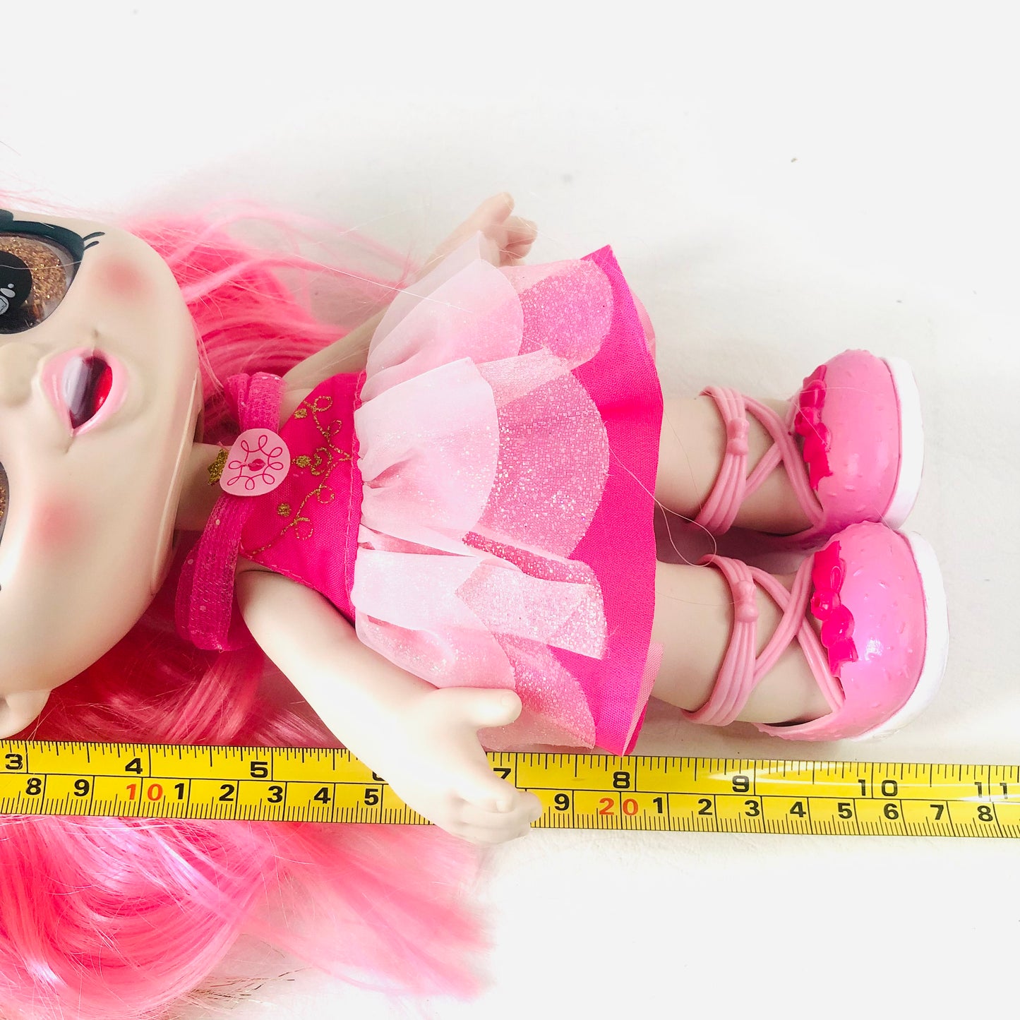 Kindi Kids Dress Up Donatina Princess Pink 10” Toddler Doll With Shoes & Dress