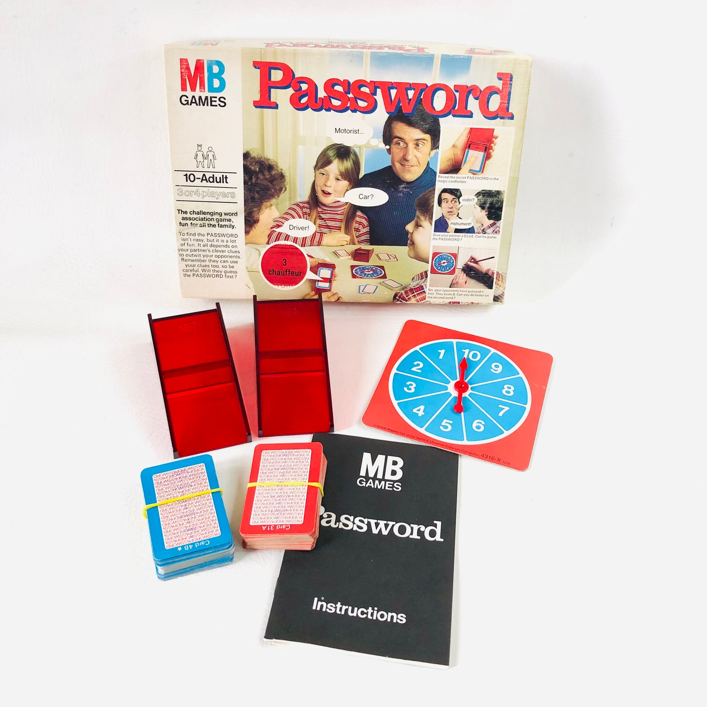 Password MB Milton Bradley Games Boxed 1978 Complete Retro Vintage