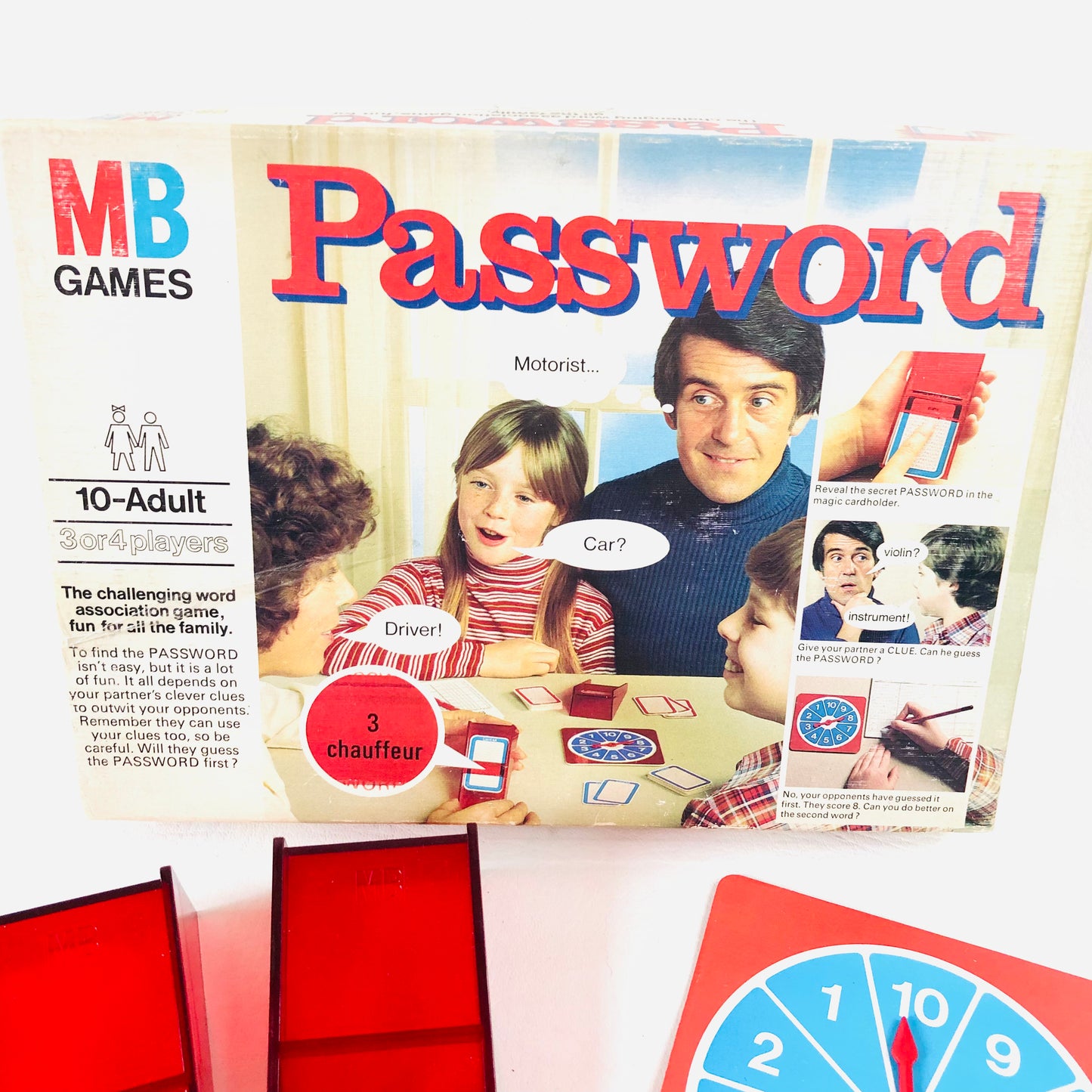 Password MB Milton Bradley Games Boxed 1978 Complete Retro Vintage