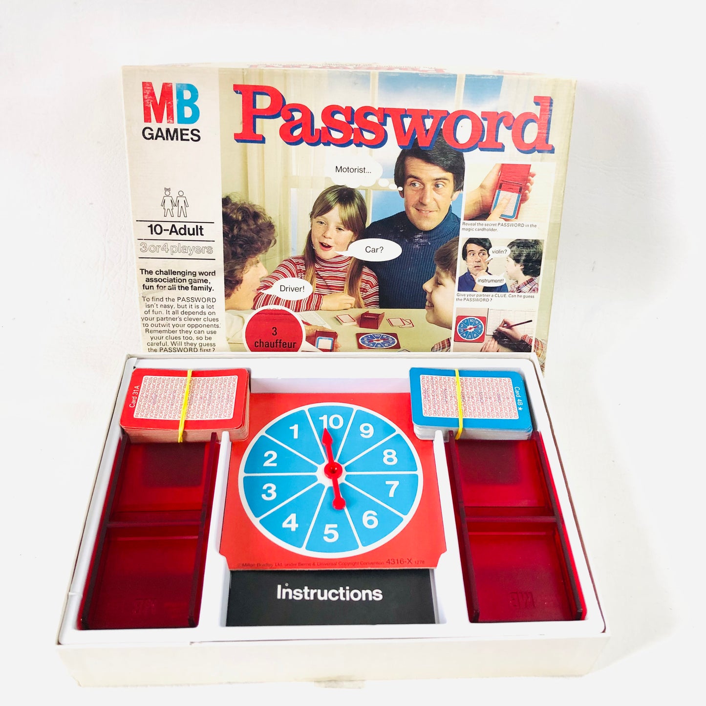 Password MB Milton Bradley Games Boxed 1978 Complete Retro Vintage