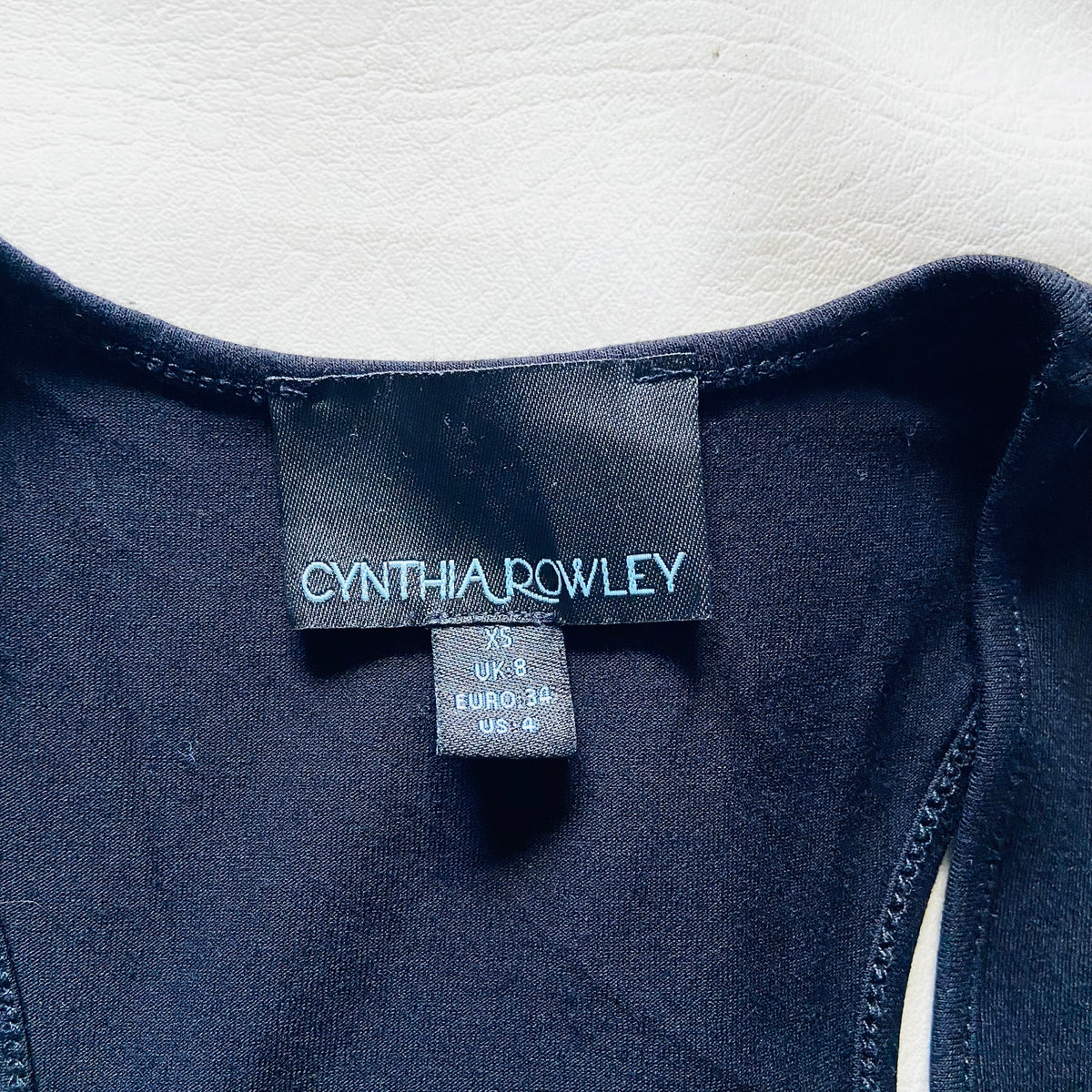 Cynthia Rowley | Minimalist | Black | Tank Maxi Midi Dress | Size 8 | Racer Back | Jersey Casual
