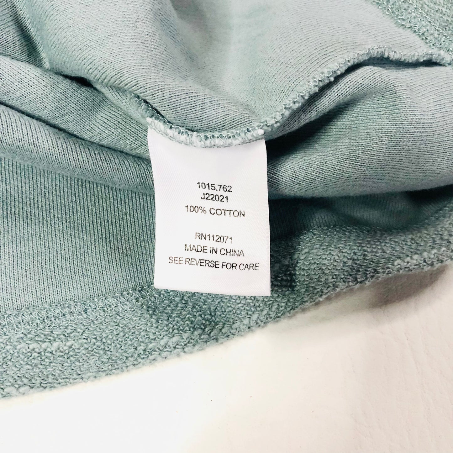Jigsaw Embossed Relaxed Fit Smock Style Jumper Top Duck Egg Blue Size S/M