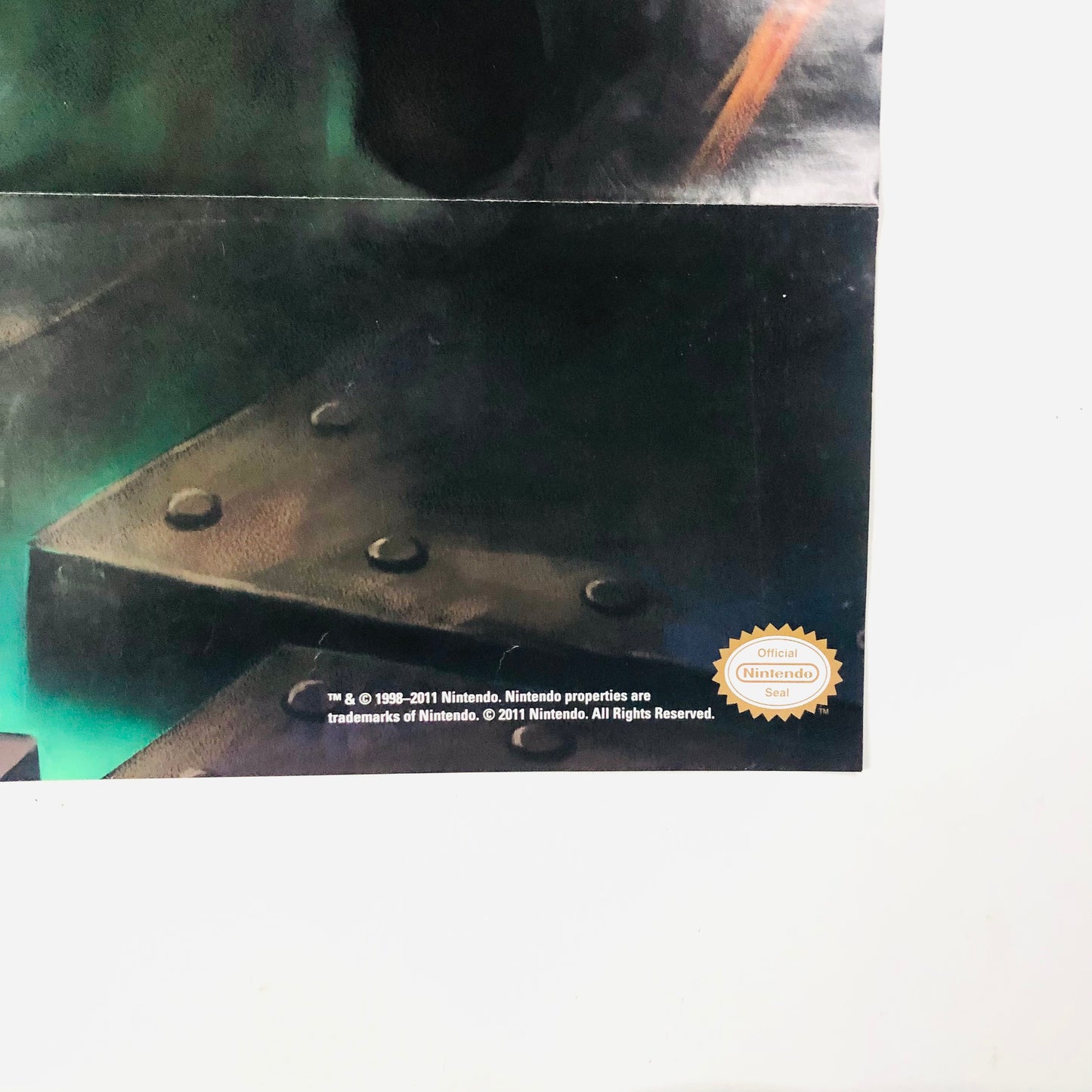 The Legend of Zelda Ocarina of Time 3D Nintendo 3DS Rare Poster 53 x 79cm (2011)