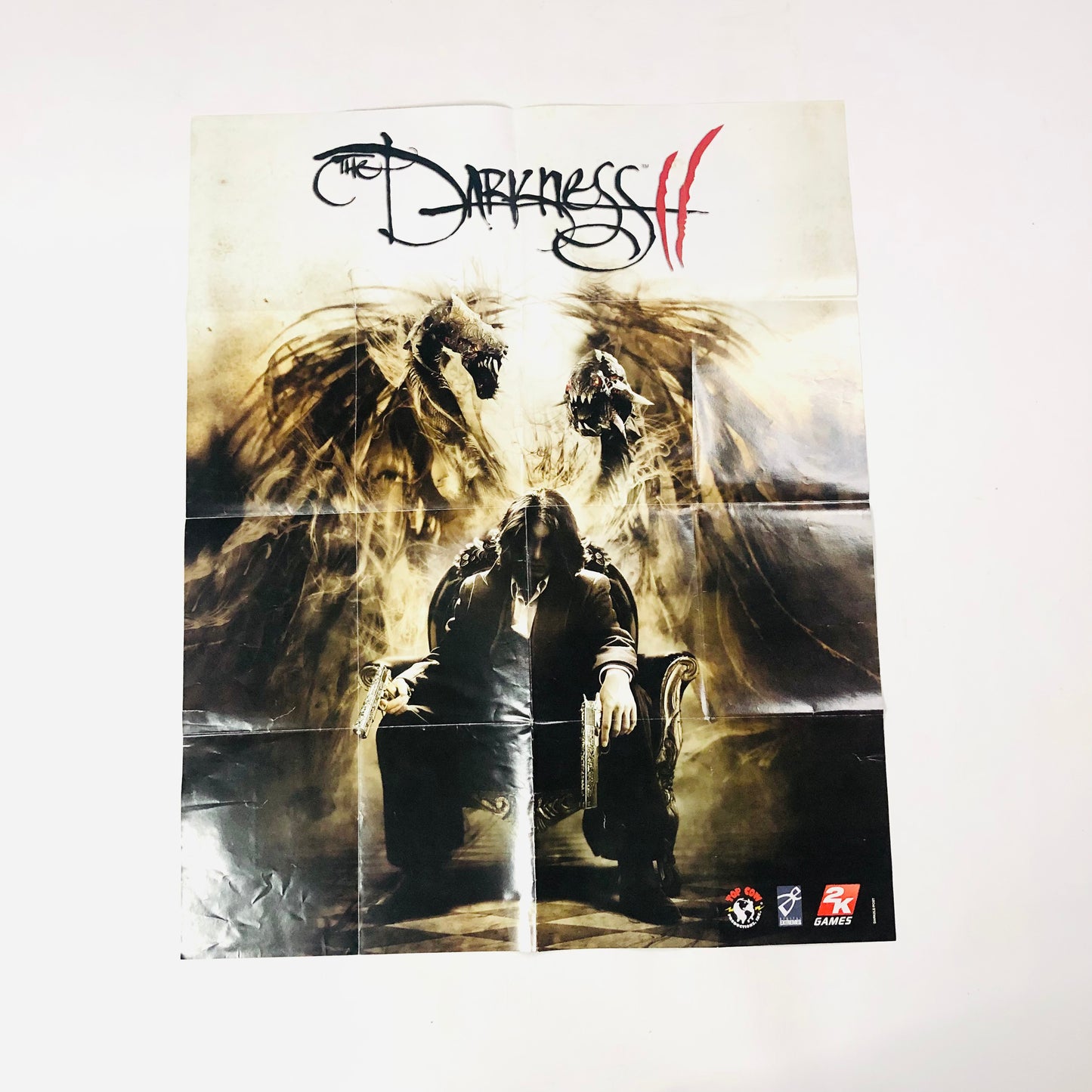 The Darkness 2 II Rare Poster 59x47cm Xbox 360 PlayStation 3 Double Sided