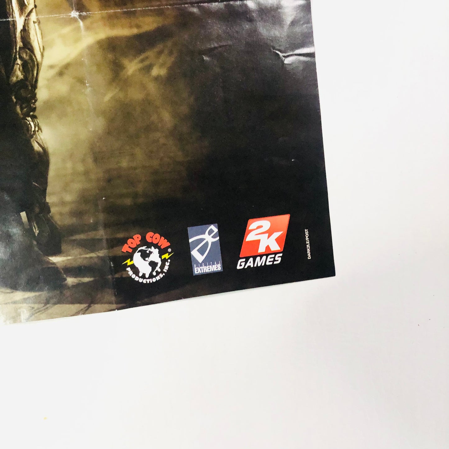 The Darkness 2 II Rare Poster 59x47cm Xbox 360 PlayStation 3 Double Sided
