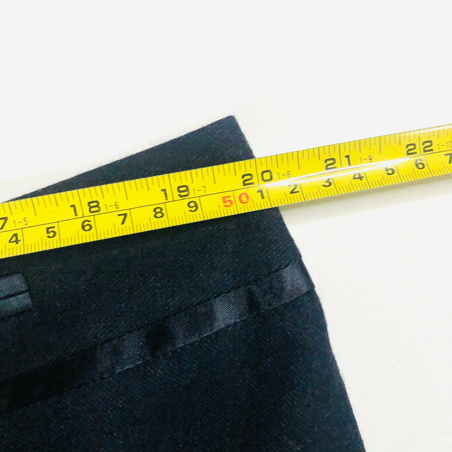 Laura Ashley Essentials Darl Navy Blue Wool Ladies Wide Leg Smart Trousers Size 18