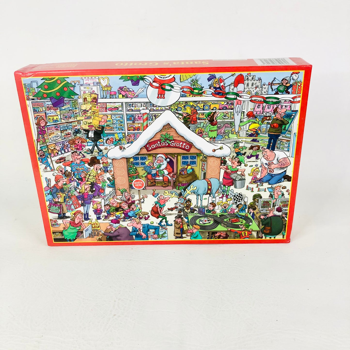 Santa's Grotto by Lee Fearnley 1000 Piece Christmas Jigsaw Puzzle - Complete