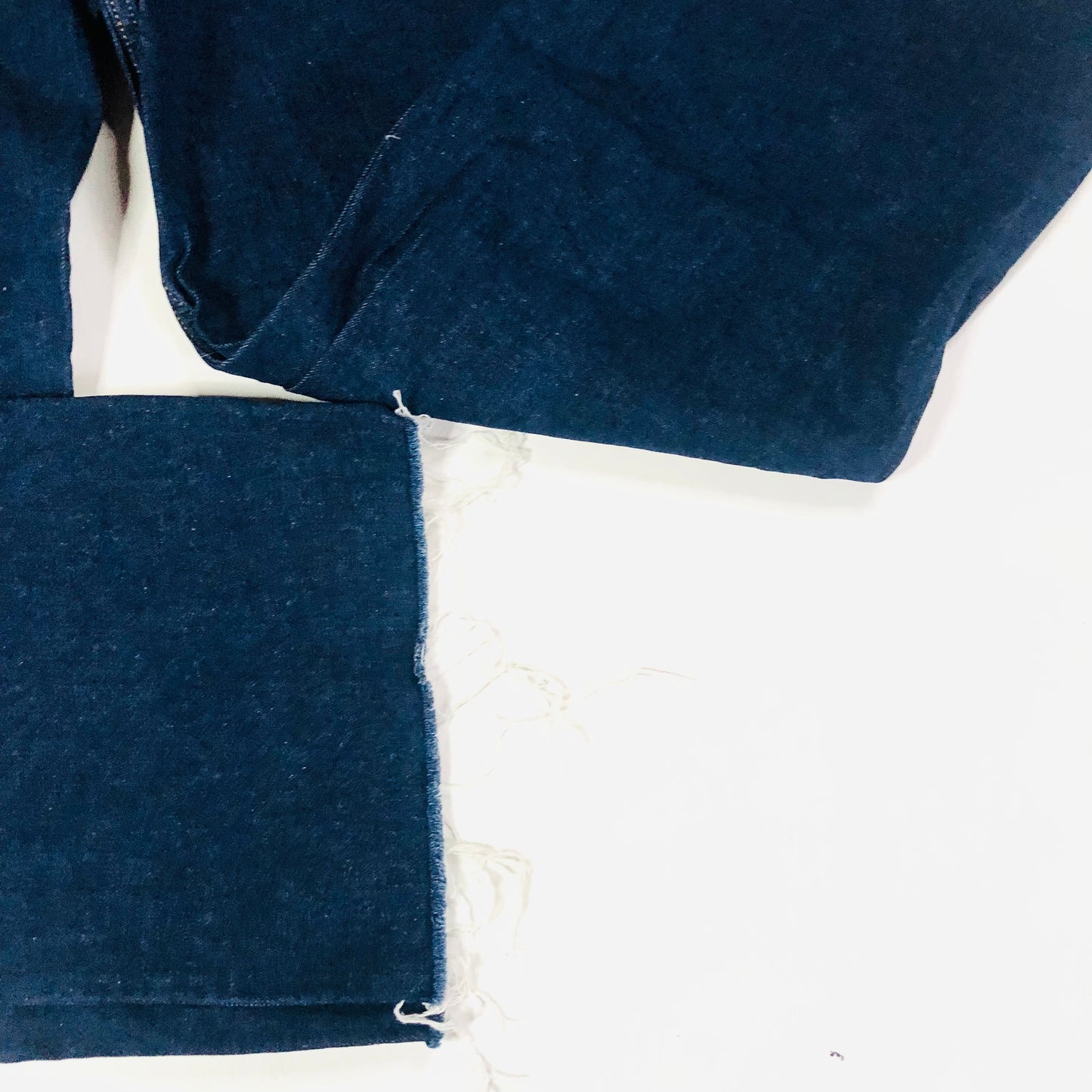 F&F (Tesco) Dark Wash Denim High Waisted Wide Leg Jeans Size 8