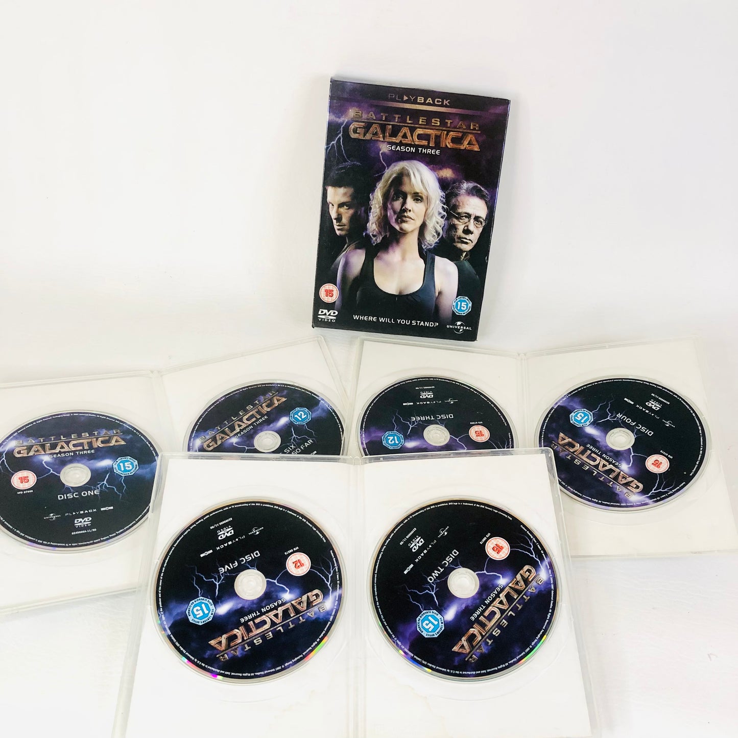 Battlestar Galactica Complete DVD Bundle Boxset Season 1-4 (Part 1 & ) TV Series